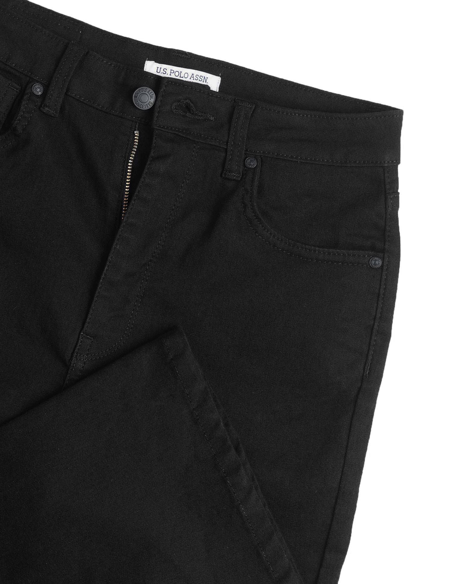 Ultra-High Rise Flared Fit Jeans Rinse Black - U.S. POLO ASSN. | Large