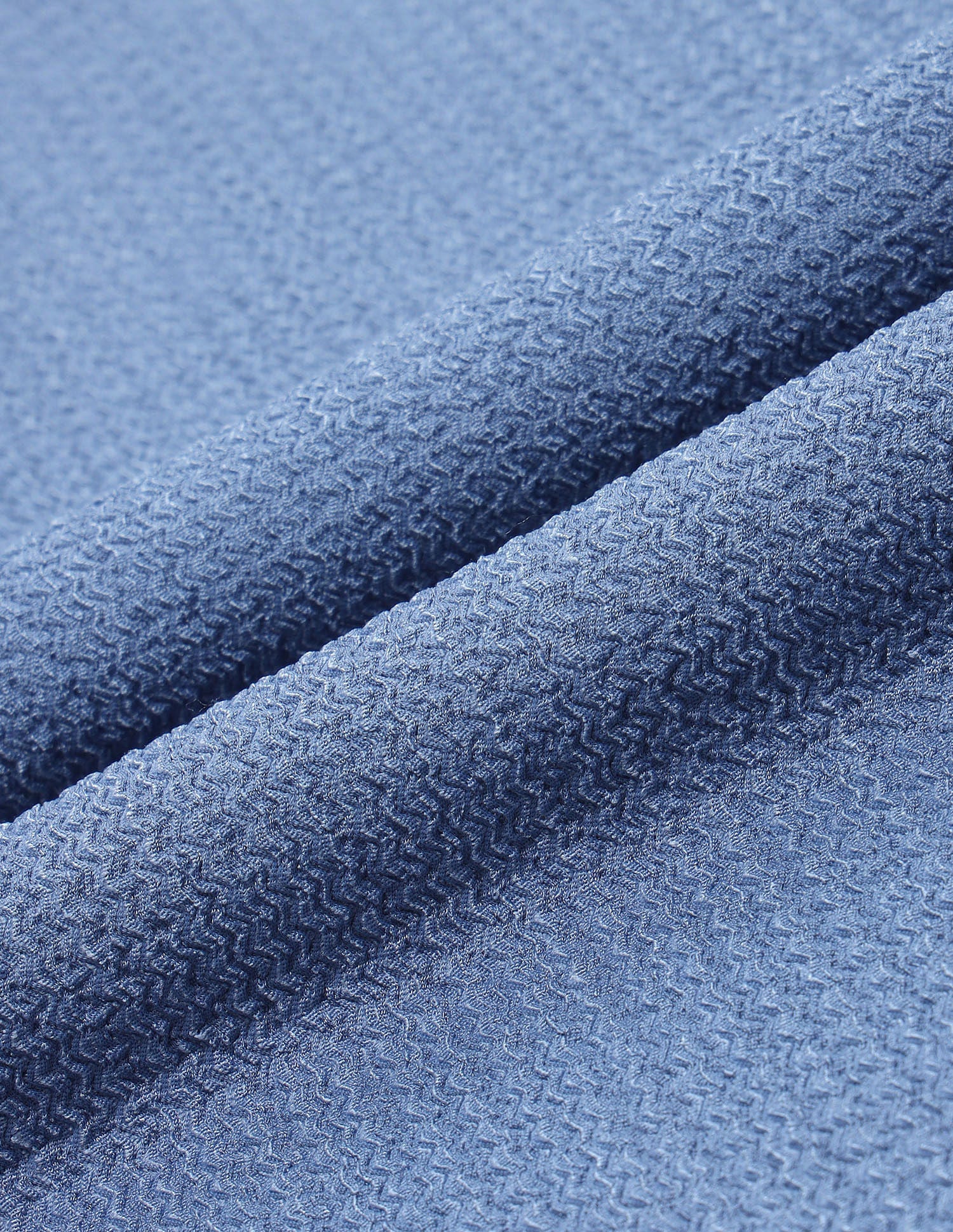 Contrast Collar Textured Polo Shirt Light Blue - U.S. POLO ASSN. | Large