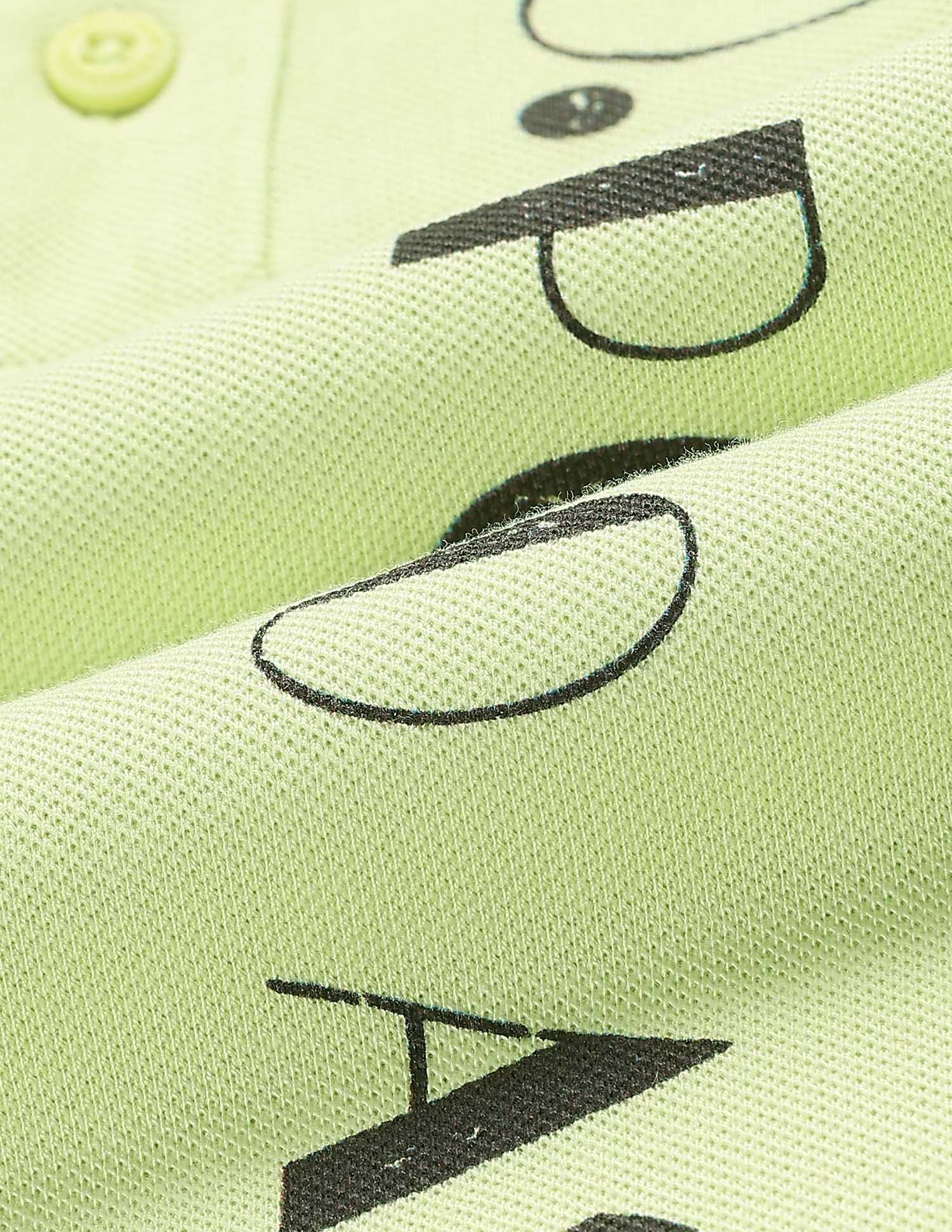 Boys Cotton Printed Polo Shirt Green - U.S. Polo Assn. India | Large