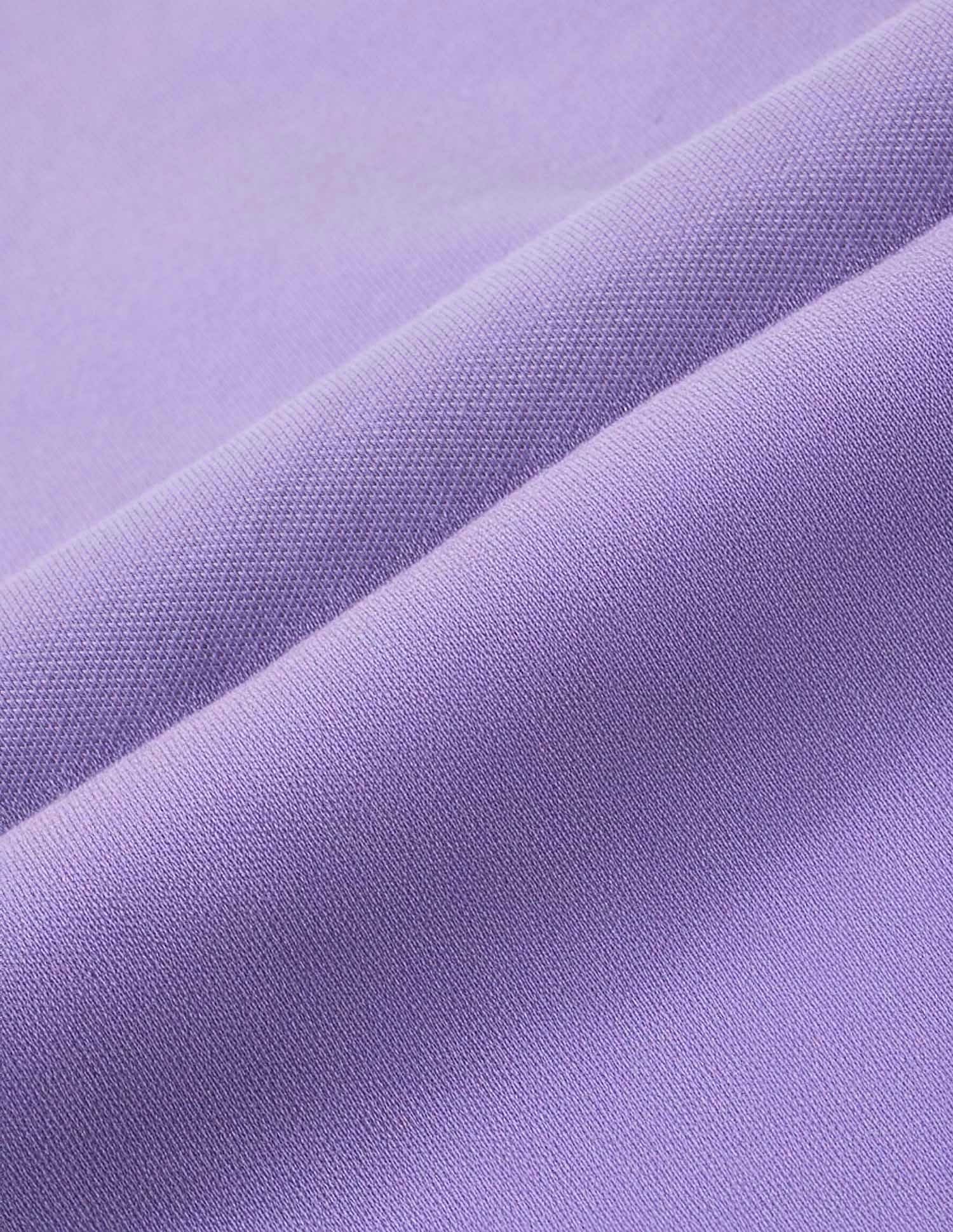 Regular Fit Tipped Polo Collar Lavender - U.S. Polo Assn. India | Large