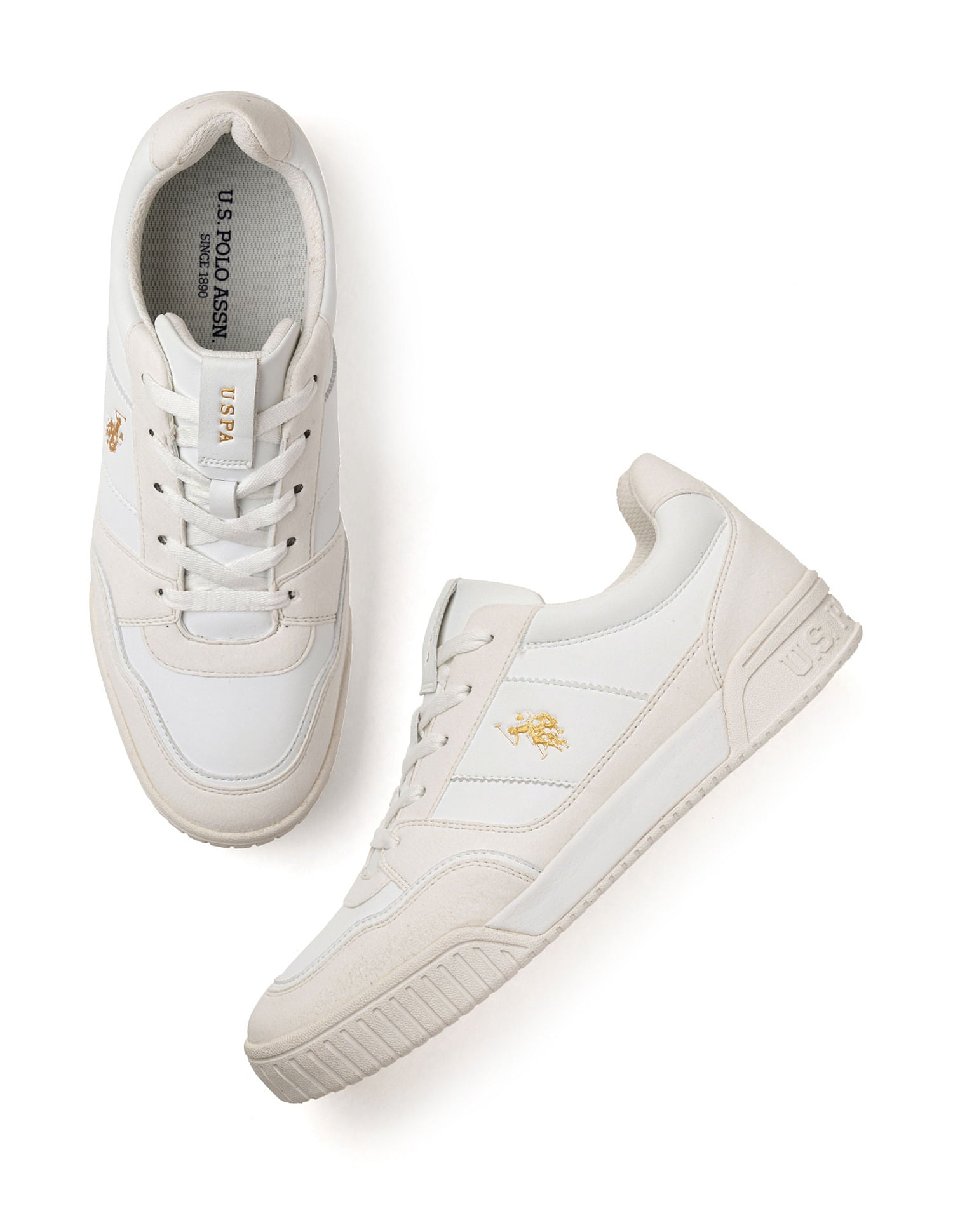 Men Rever Sneakers White - U.S. POLO ASSN. | Large