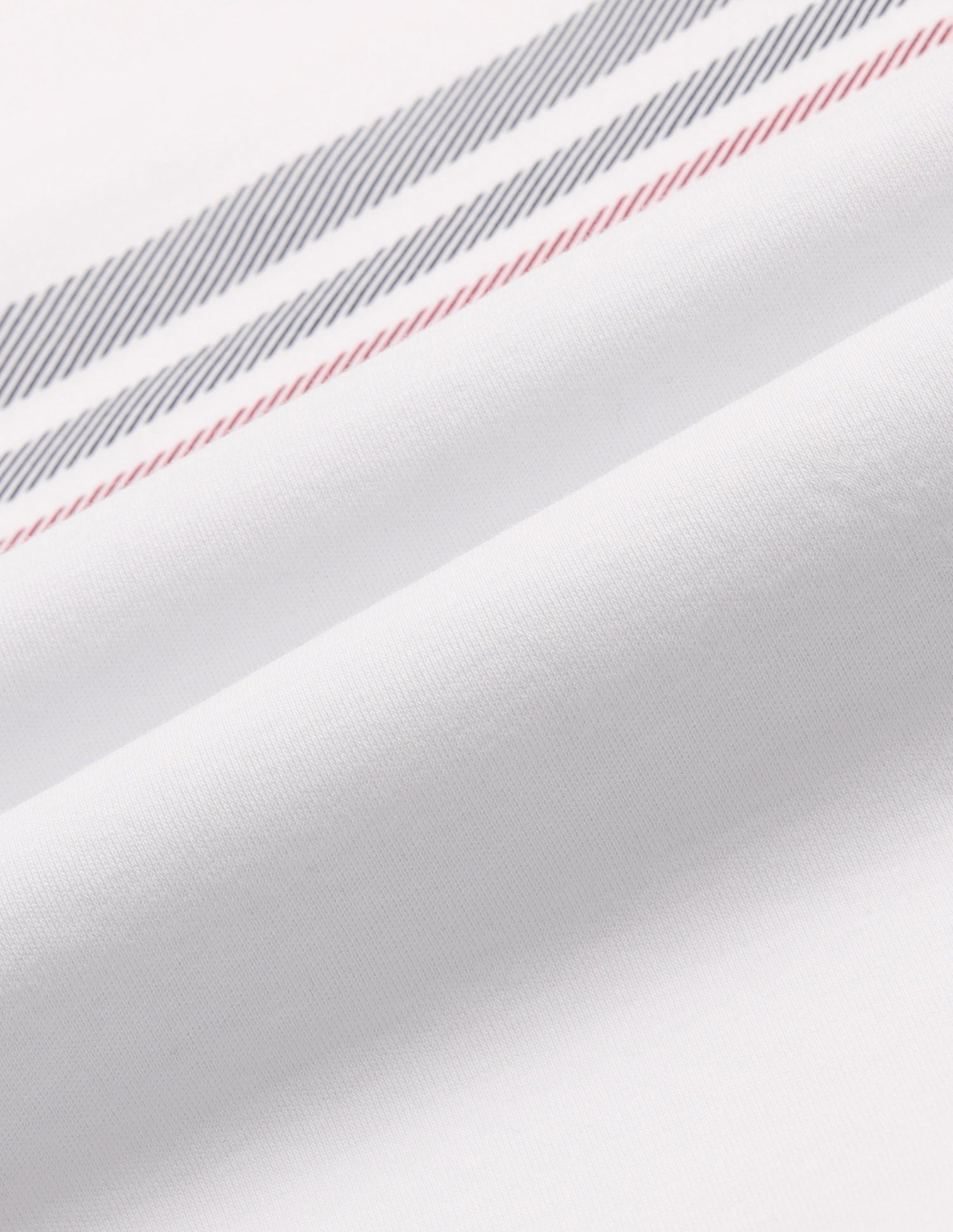 Horizontal Striped Slim Fit Polo Shirt White - U.S. Polo Assn. India | Large