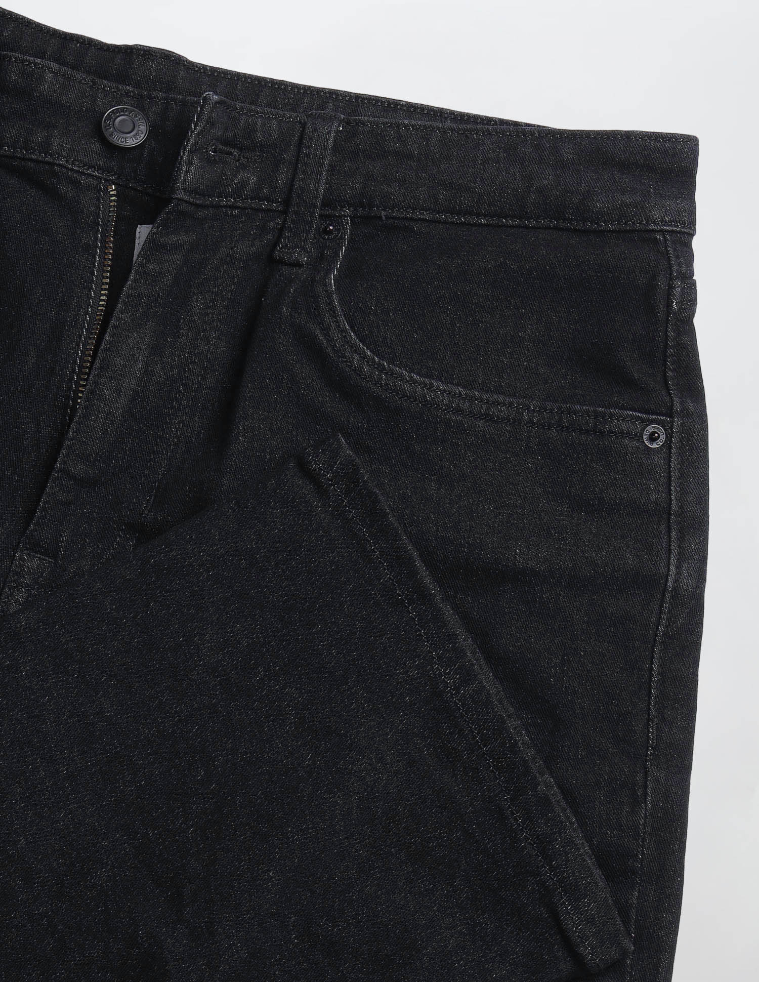 Connor Bootcut Fit Black Jeans Black - U.S. Polo Assn. India | Large