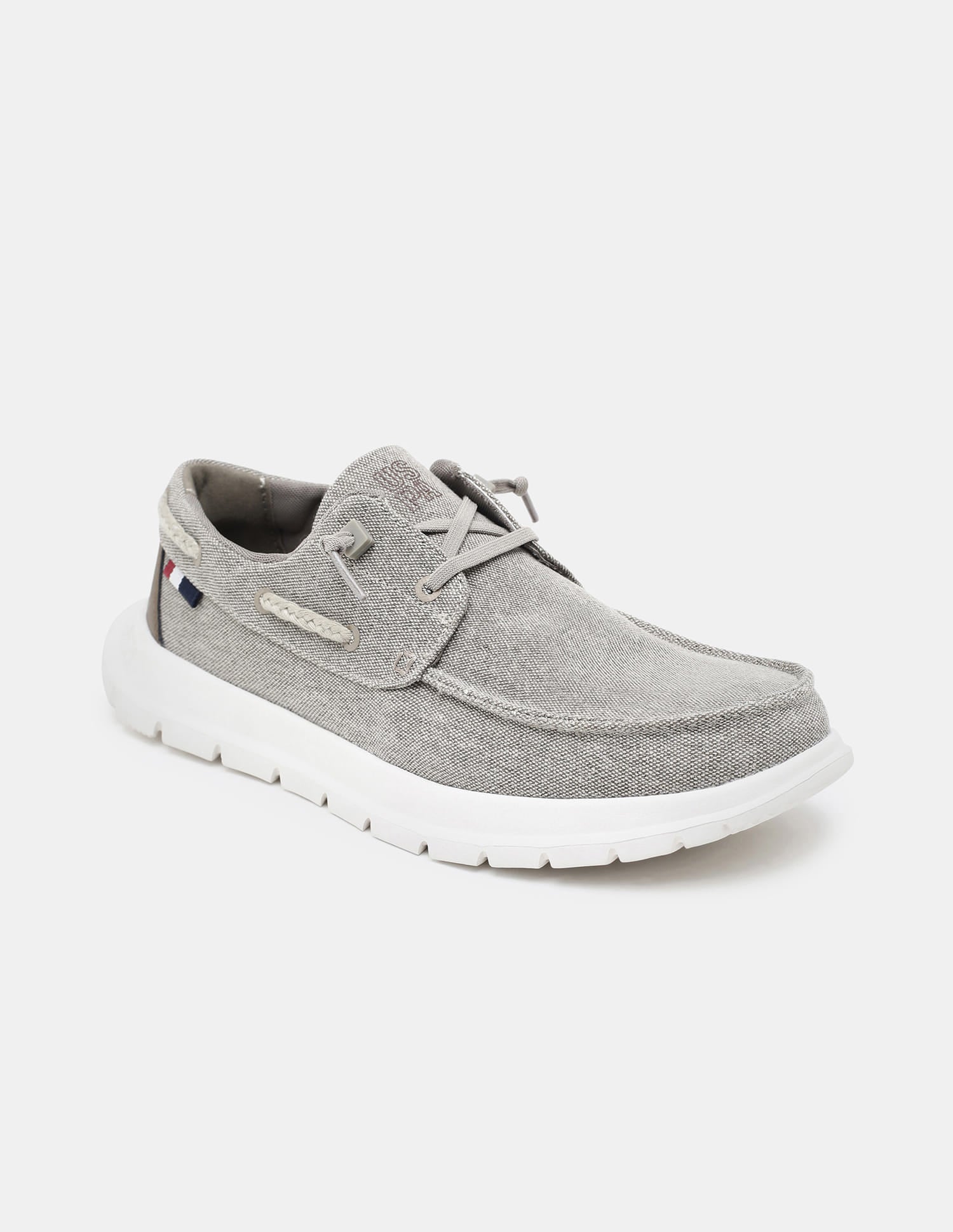 Round Toe Slip Ons Nero Sneakers Beige - U.S. Polo Assn. India | Large