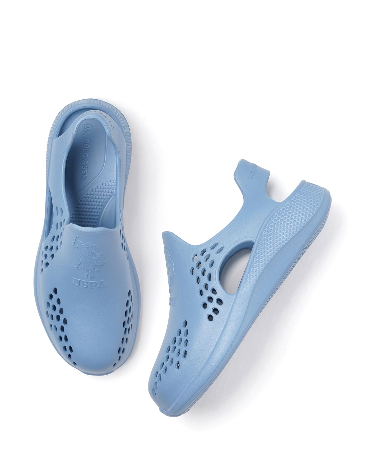 Men Noan 2.0 Blue Foam Walk Clogs Blue - U.S. Polo Assn. India | Large
