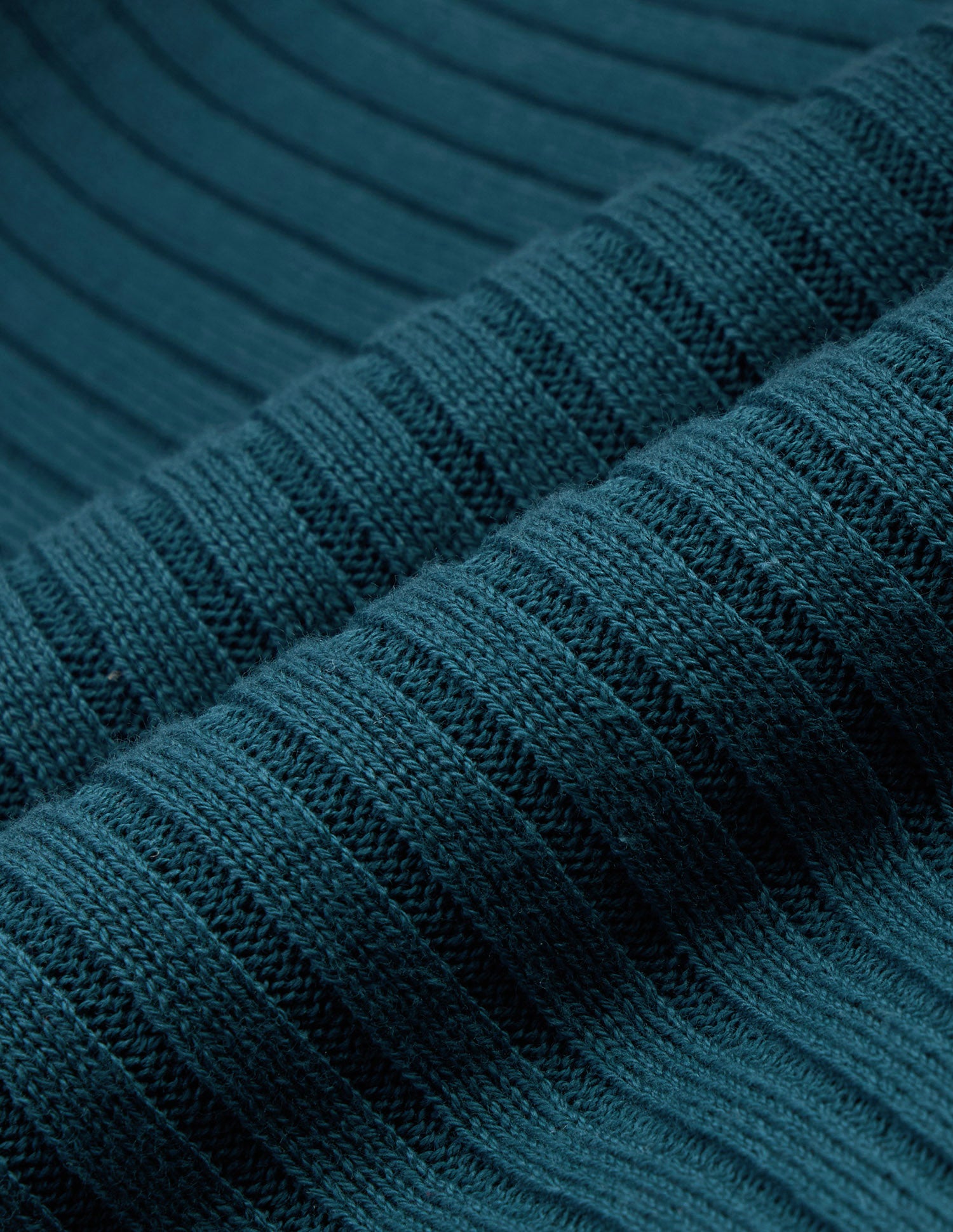 Patterned Knit Regular Fit Zipper Sweater Teal - U.S. Polo Assn. India | Large