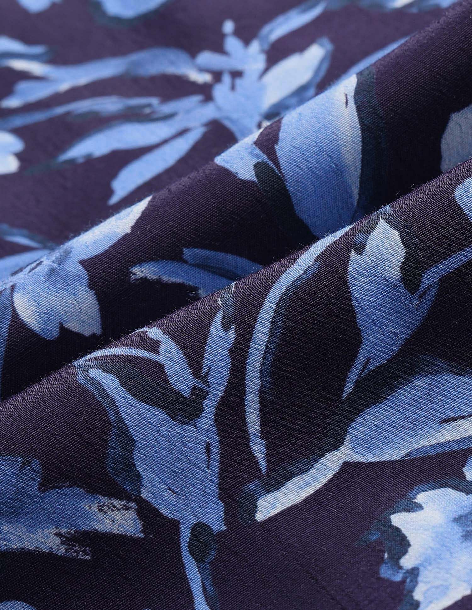 Floral Printed Fit & Flare Midi Dress Multi-colour - U.S. Polo Assn. India | Large