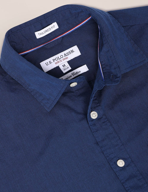 Textured cotton shirt Shirt, blouse