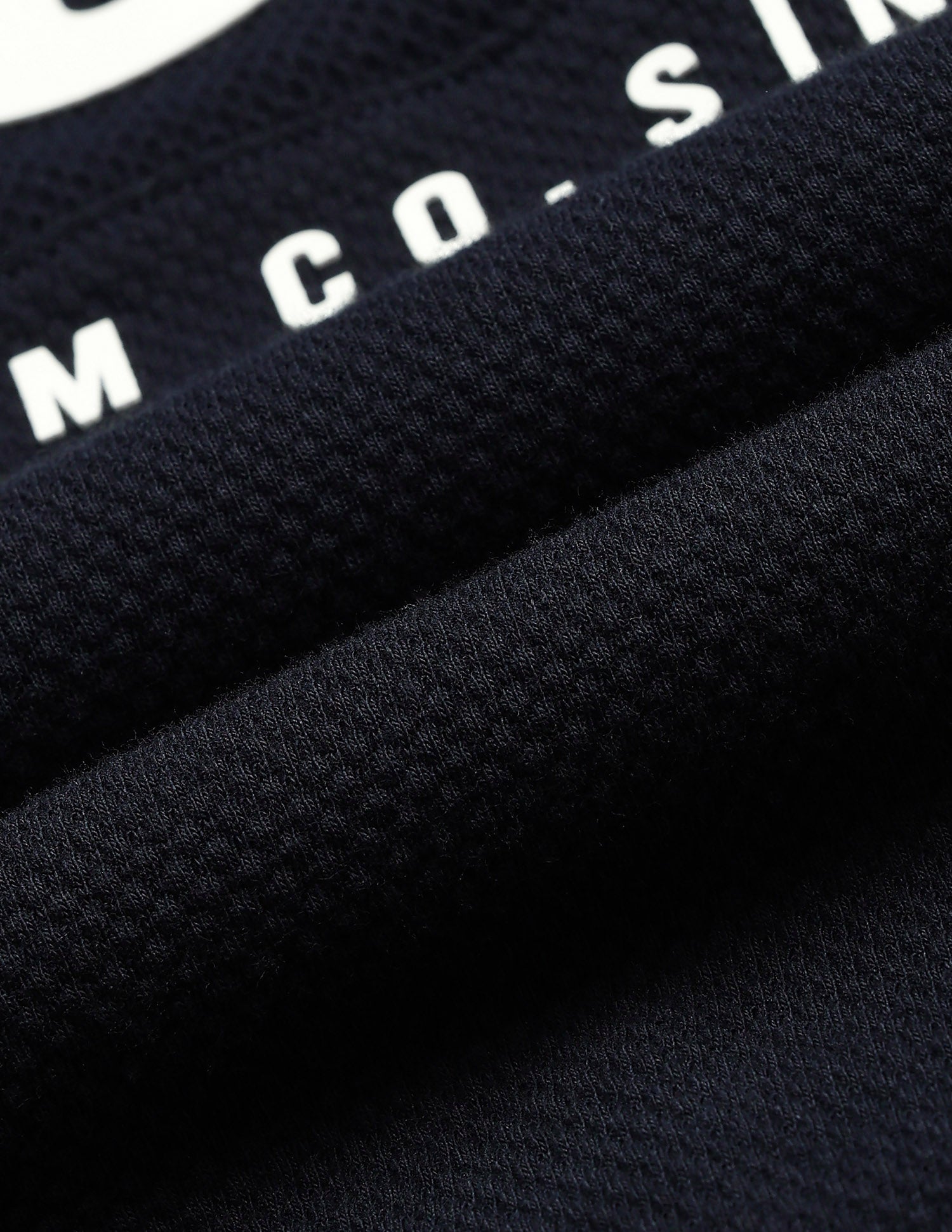 Textured Brand Printed Motel On The Coast T-Shirt Navy - U.S. Polo Assn. India | Large