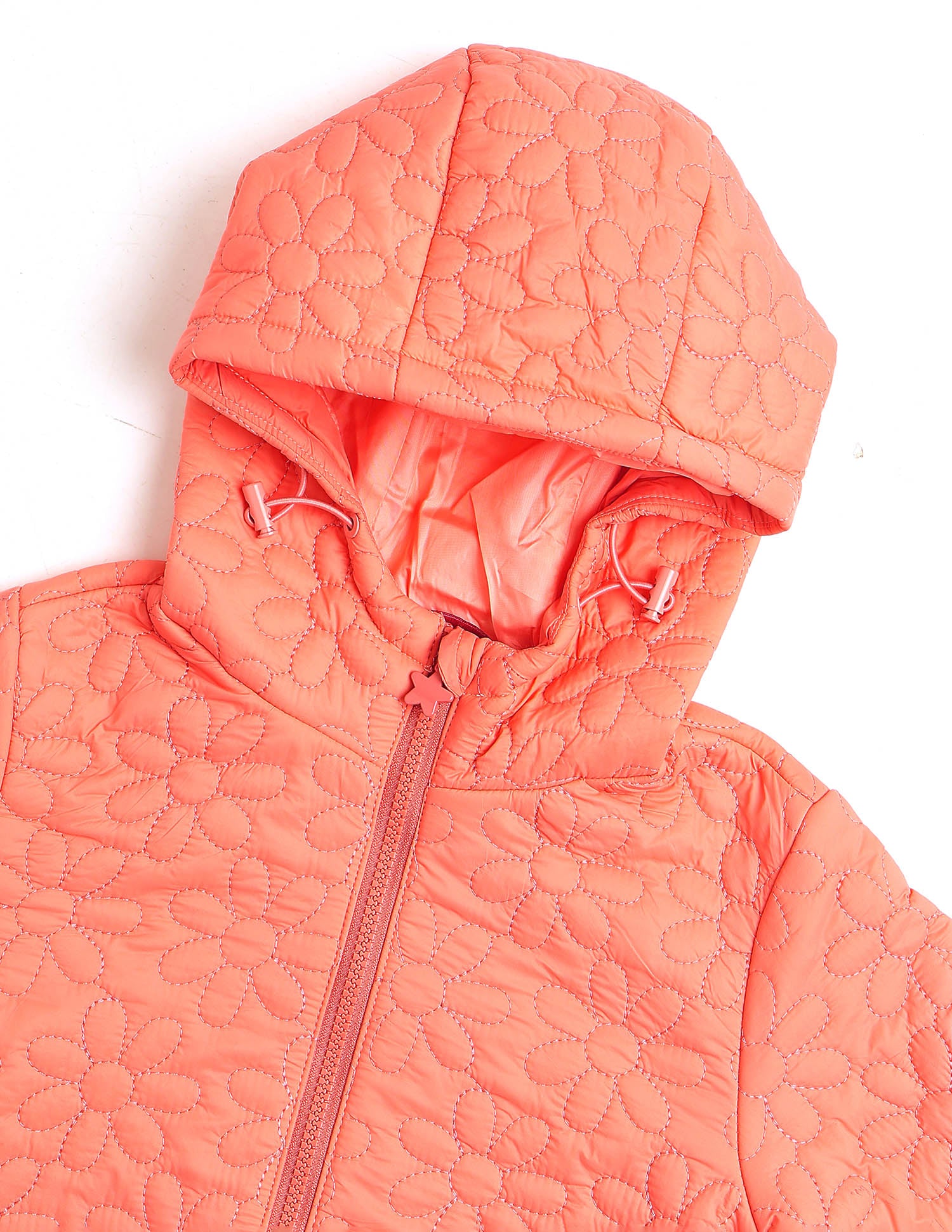 Girls Floral Quilted Jacket Light Pink - U.S. Polo Assn. India | Large