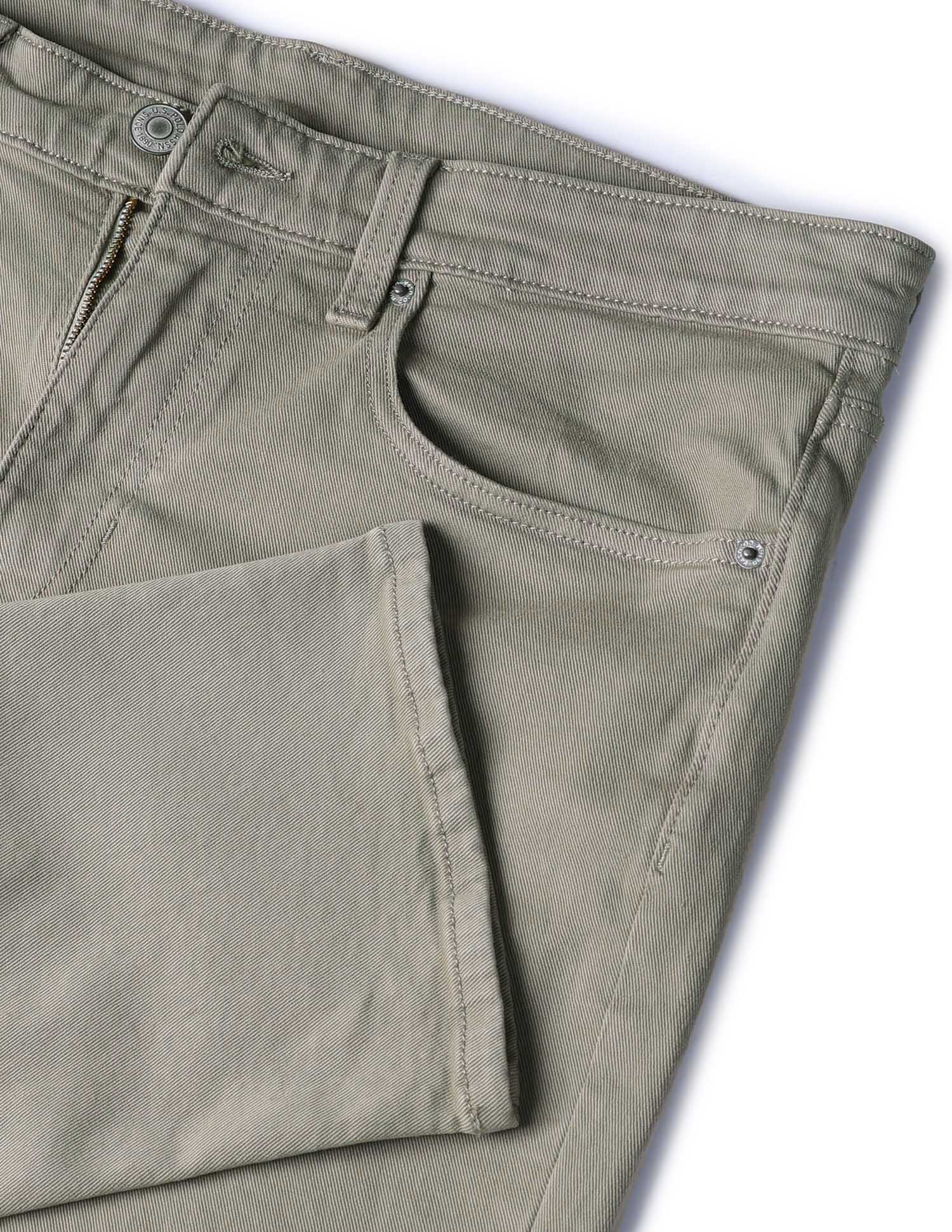Harold Slim Straight Fit Green Jeans Light Olive - U.S. POLO ASSN. | Large