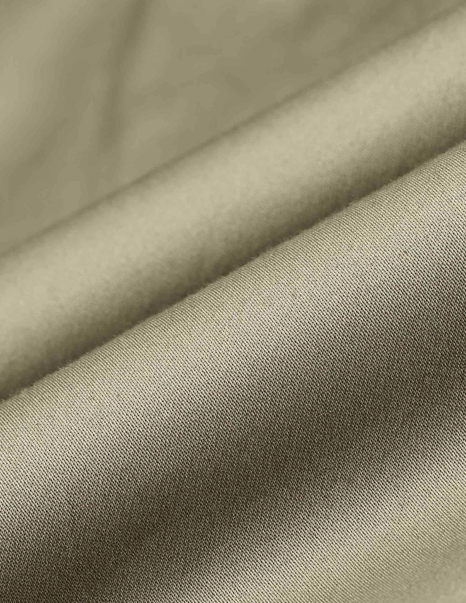 Satin Tailored Fit Shirt Light Olive - U.S. POLO ASSN. | Large