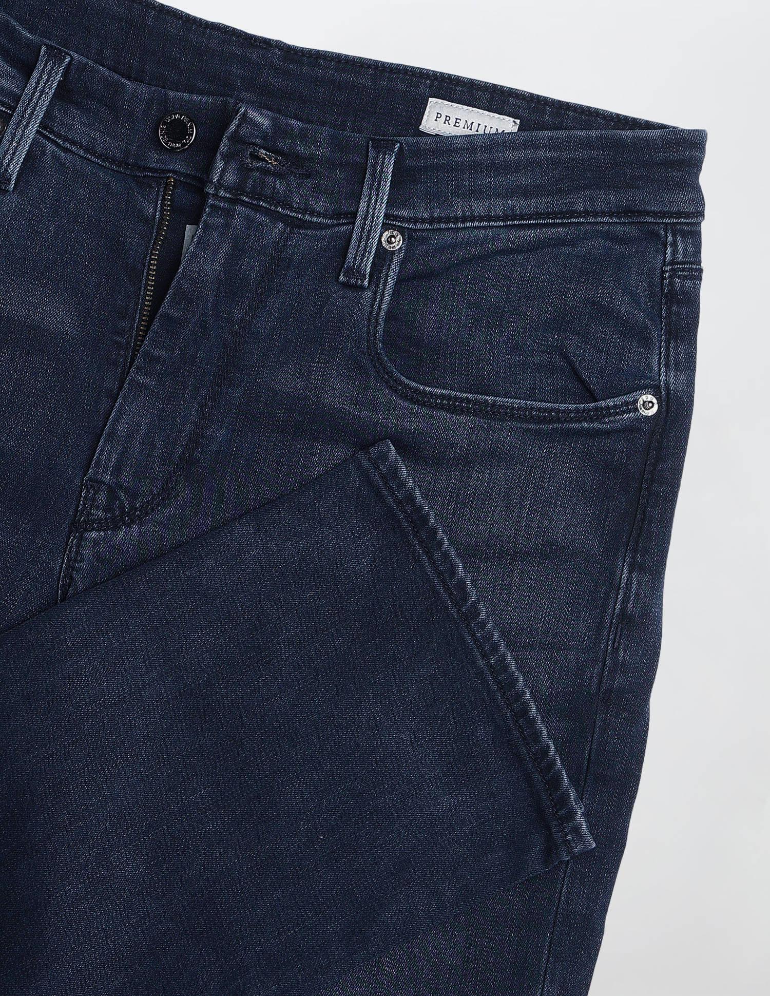 Harold Slim Straight Fit Blue Jeans Mid Blue - U.S. Polo Assn. India | Large