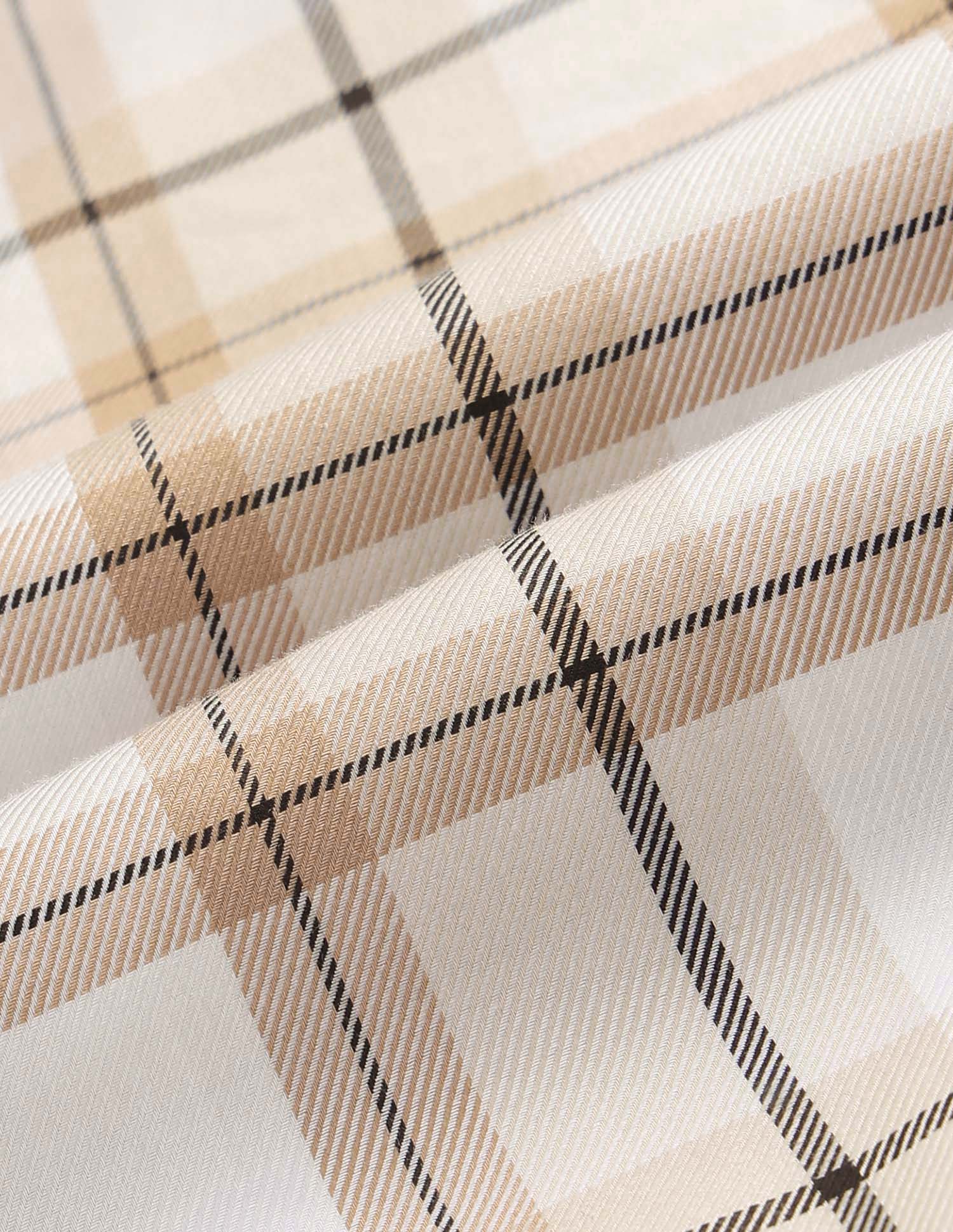 Twill Tailored Fit Shirt Beige - U.S. POLO ASSN. | Large