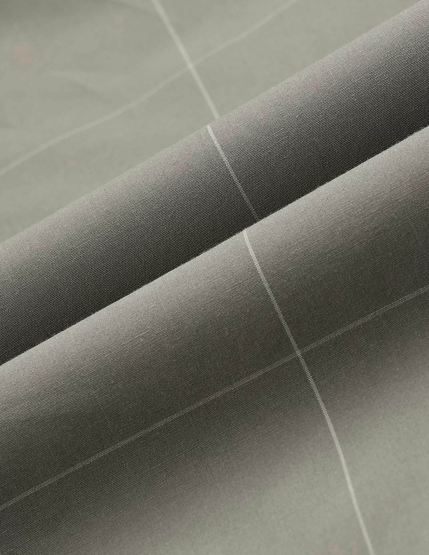 Windowpane Checked Tailored Fit Shirt Green - U.S. POLO ASSN. | Large