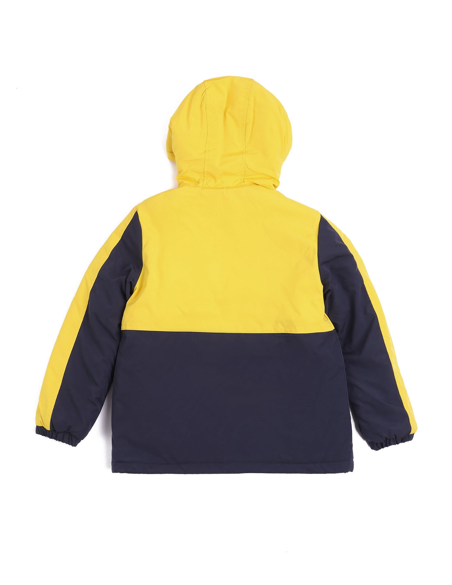 Boys Colour Blocked Hooded Jacket Yellow - U.S. POLO ASSN. | Large