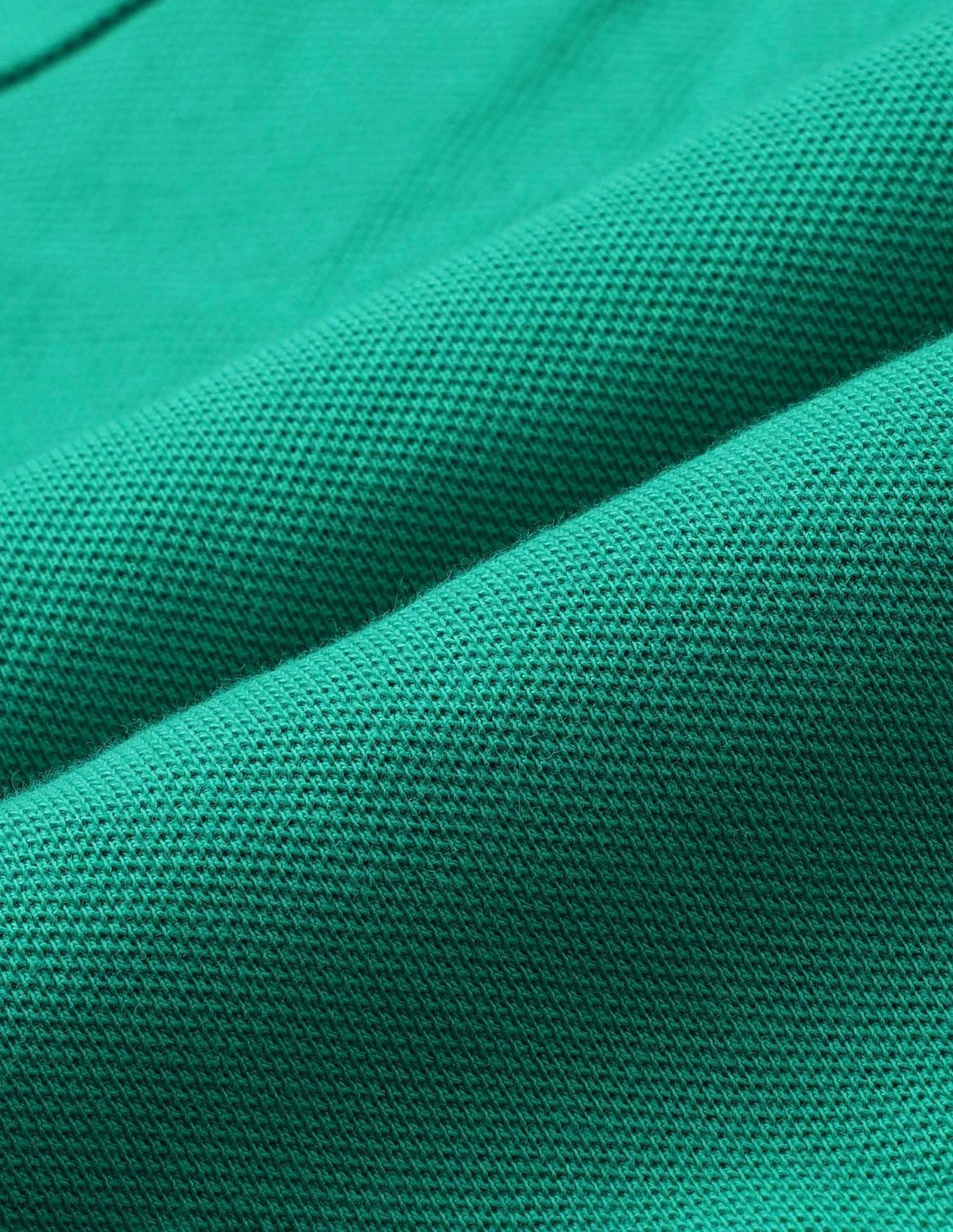 Girls Solid Fit And Flare Polo Dress Green - U.S. POLO ASSN. | Large