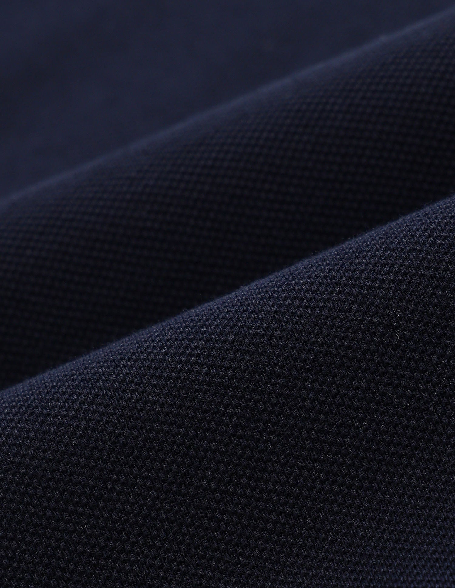 Pure Cotton Solid Slim Fit Polo Shirt Navy - U.S. POLO ASSN. | Large