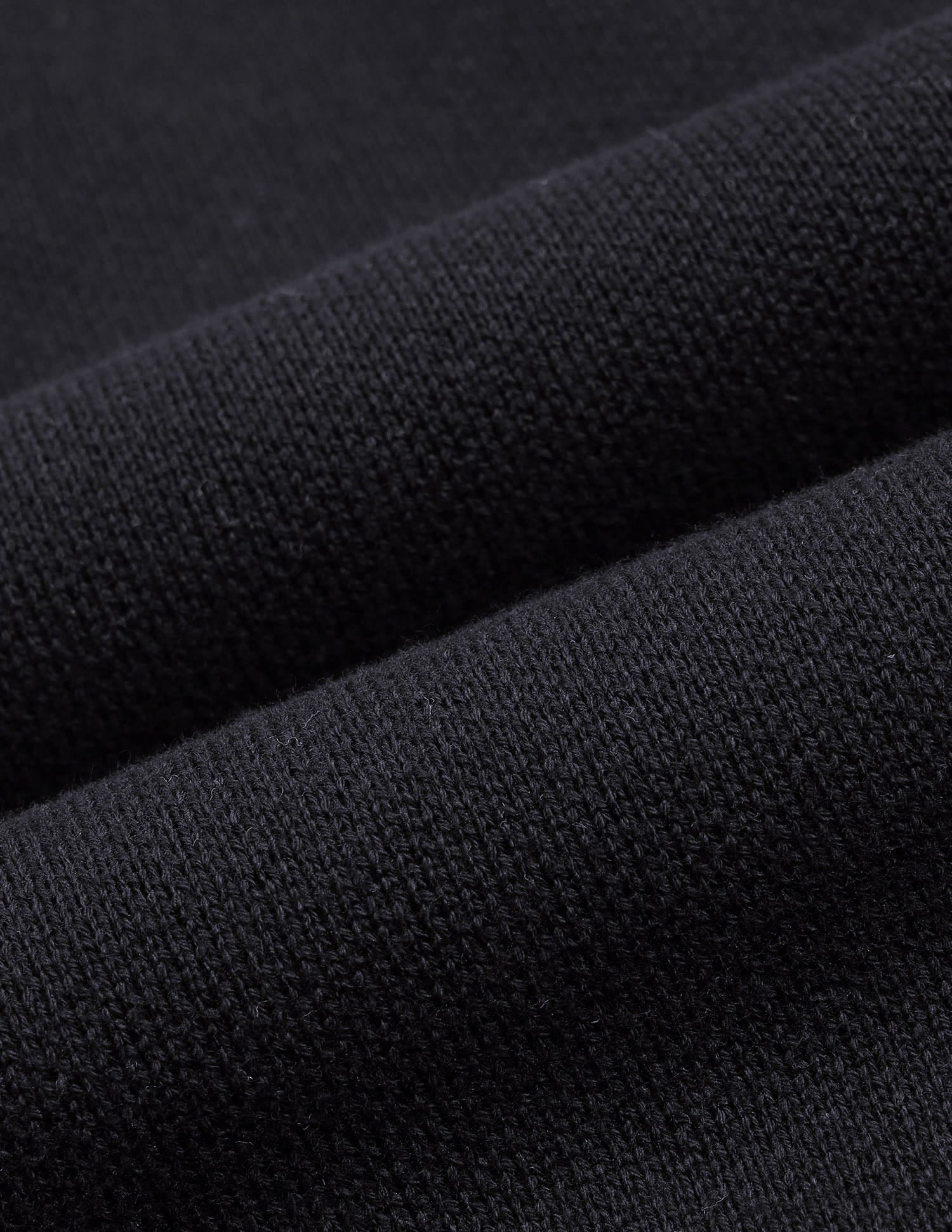 Regular Fit Solid Sweater Black - U.S. Polo Assn. India | Large