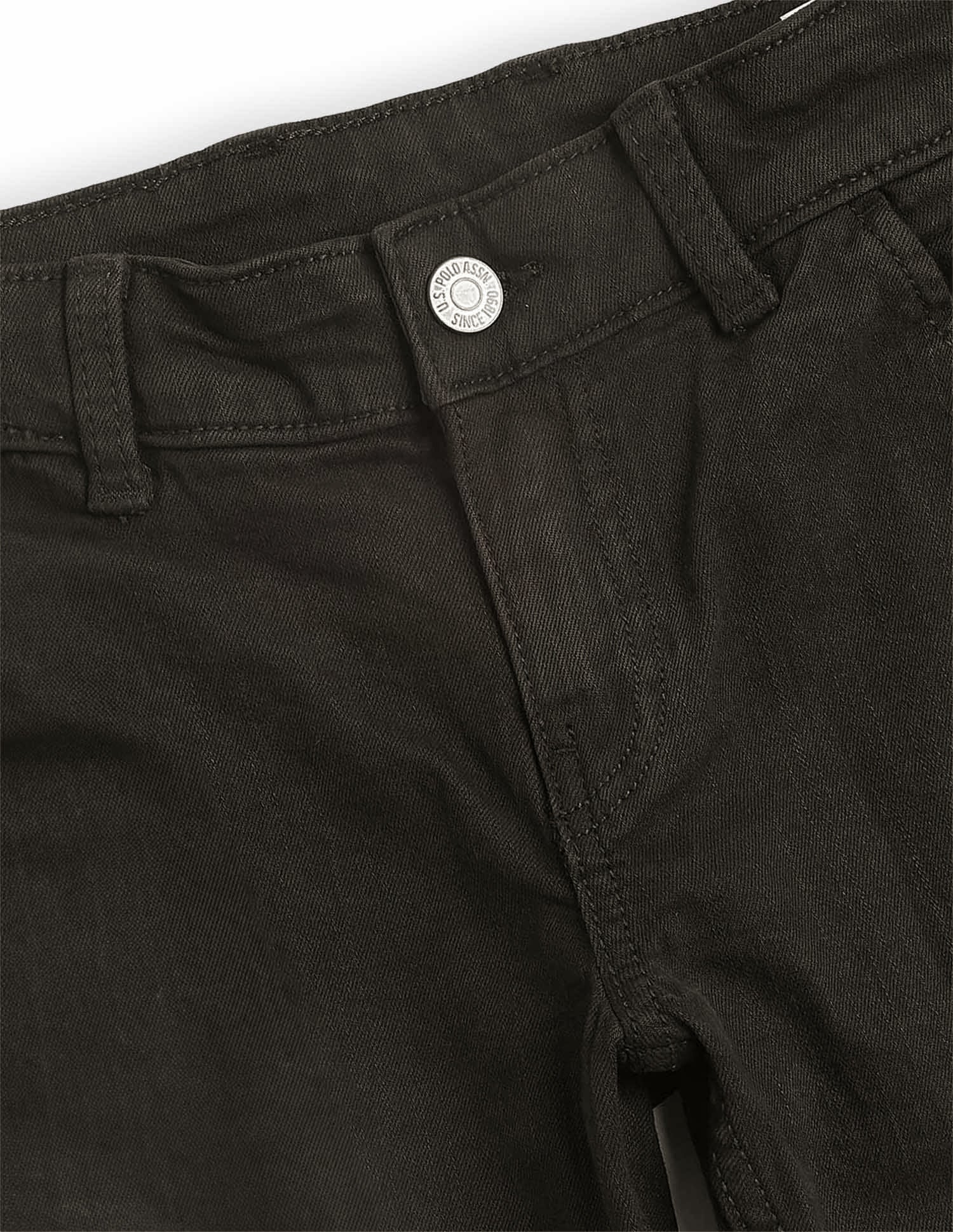 Boys Mid Rise Relaxed Fit Jeans Olive - U.S. POLO ASSN. | Large