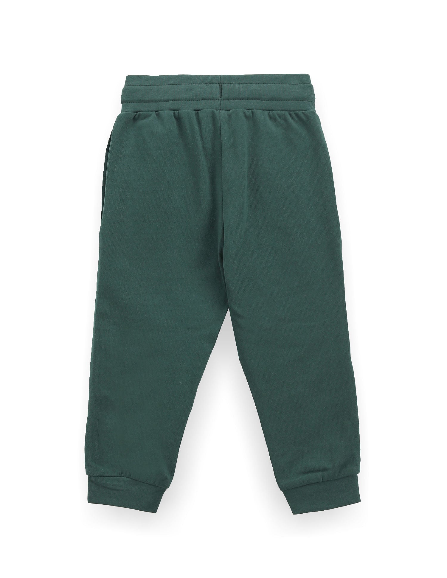 Boys Brand Print Joggers Dark Green - U.S. Polo Assn. India | Large
