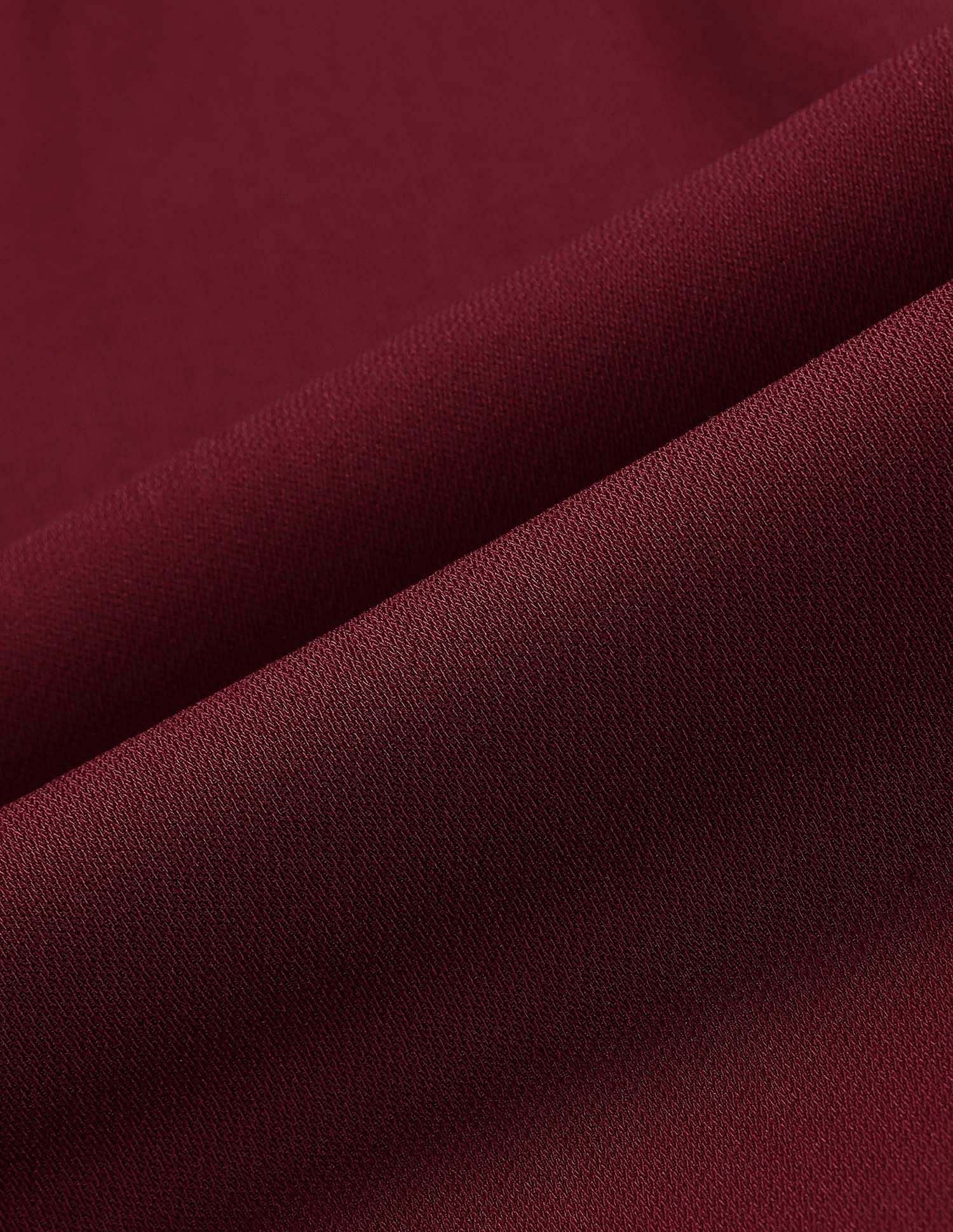 Solid Shirt Dress Cabernet - U.S. POLO ASSN. | Large