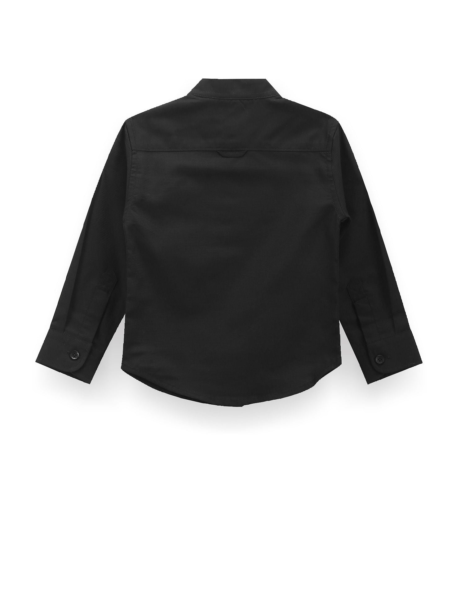 Boys Mandarin Collar Shirt Black - U.S. POLO ASSN. | Large