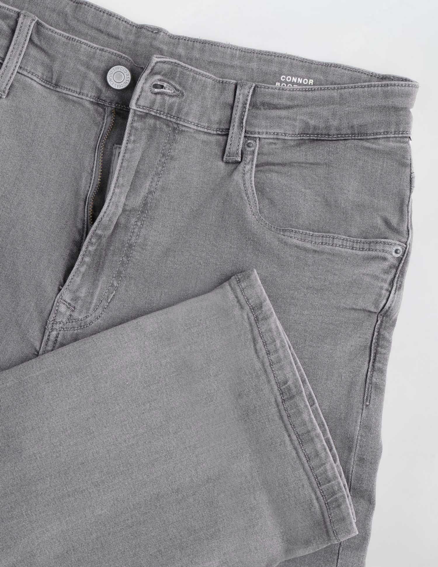 Connor Bootcut Grey Jeans Grey - U.S. POLO ASSN. | Large