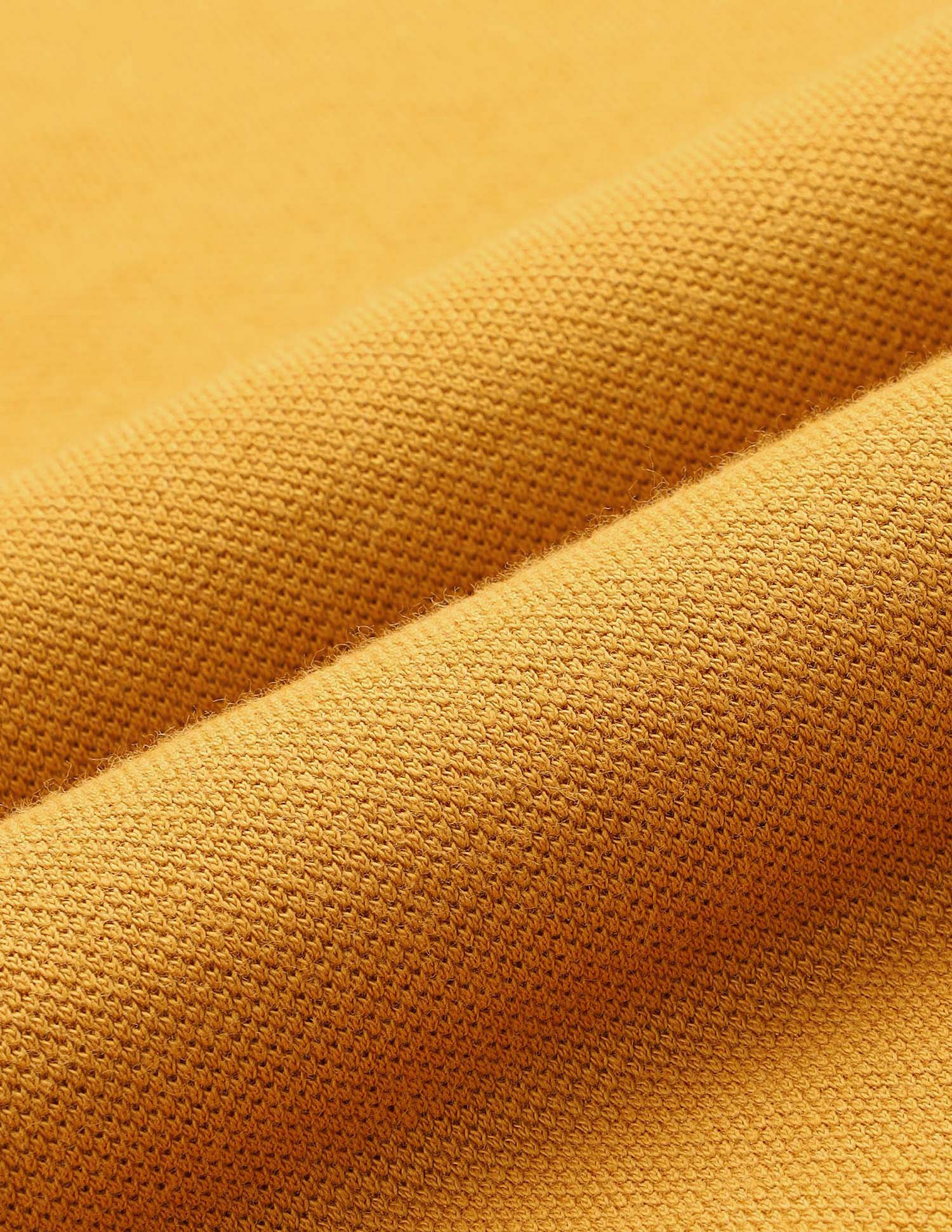 Solid Slim Fit Polo Shirt Mustard - U.S. Polo Assn. India | Large