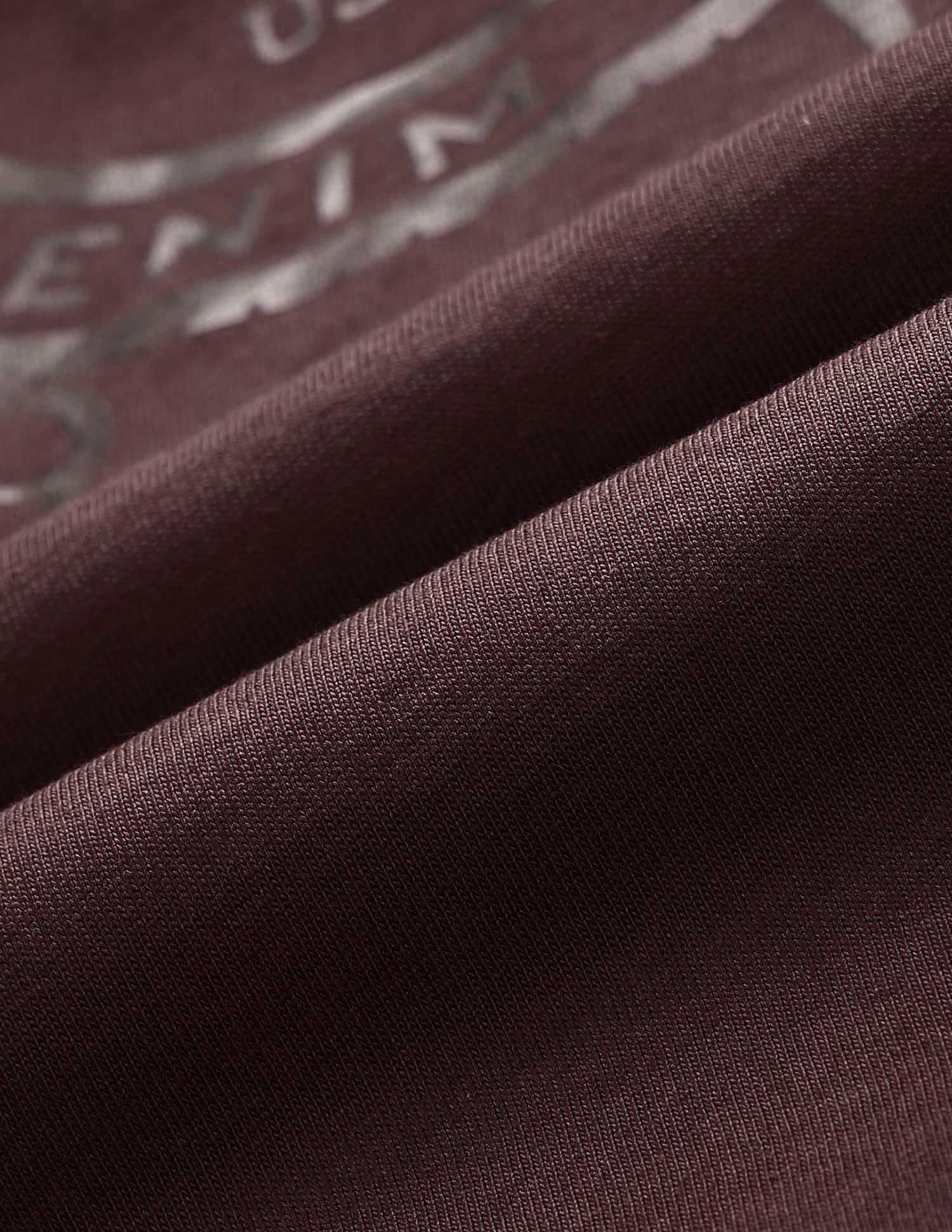 Brand Printed Muscle Fit T-Shirt Dark Brown - U.S. POLO ASSN. | Large