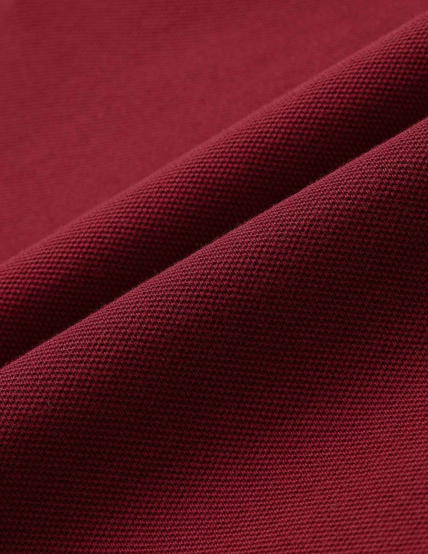 Graphic Printed Pure Cotton Polo Shirt Wine - U.S. POLO ASSN. | Large