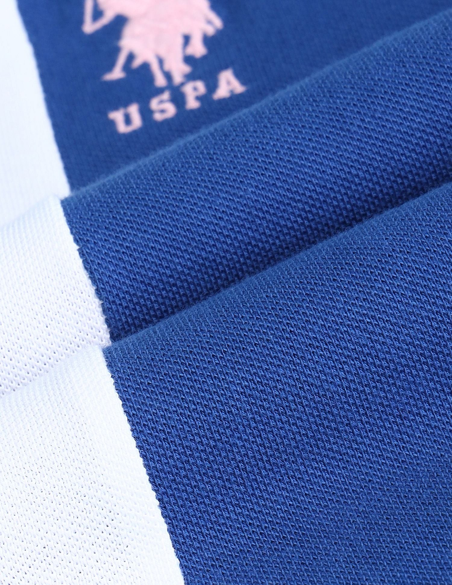 Boys Colourblocked Polo Shirt Light Pink - U.S. POLO ASSN. | Large