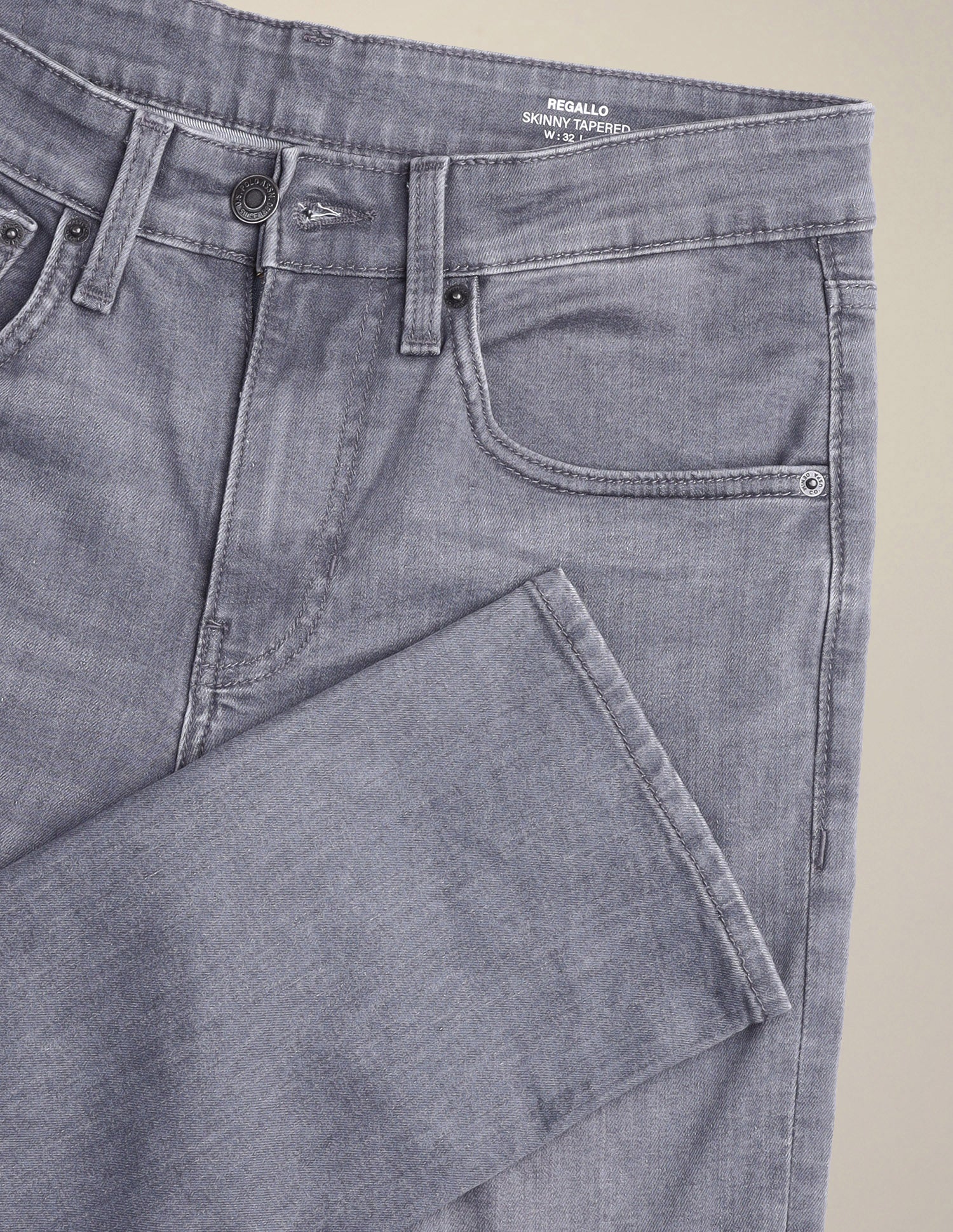 Regallo Skinny Fit Grey Jeans Grey - U.S. Polo Assn. India | Large