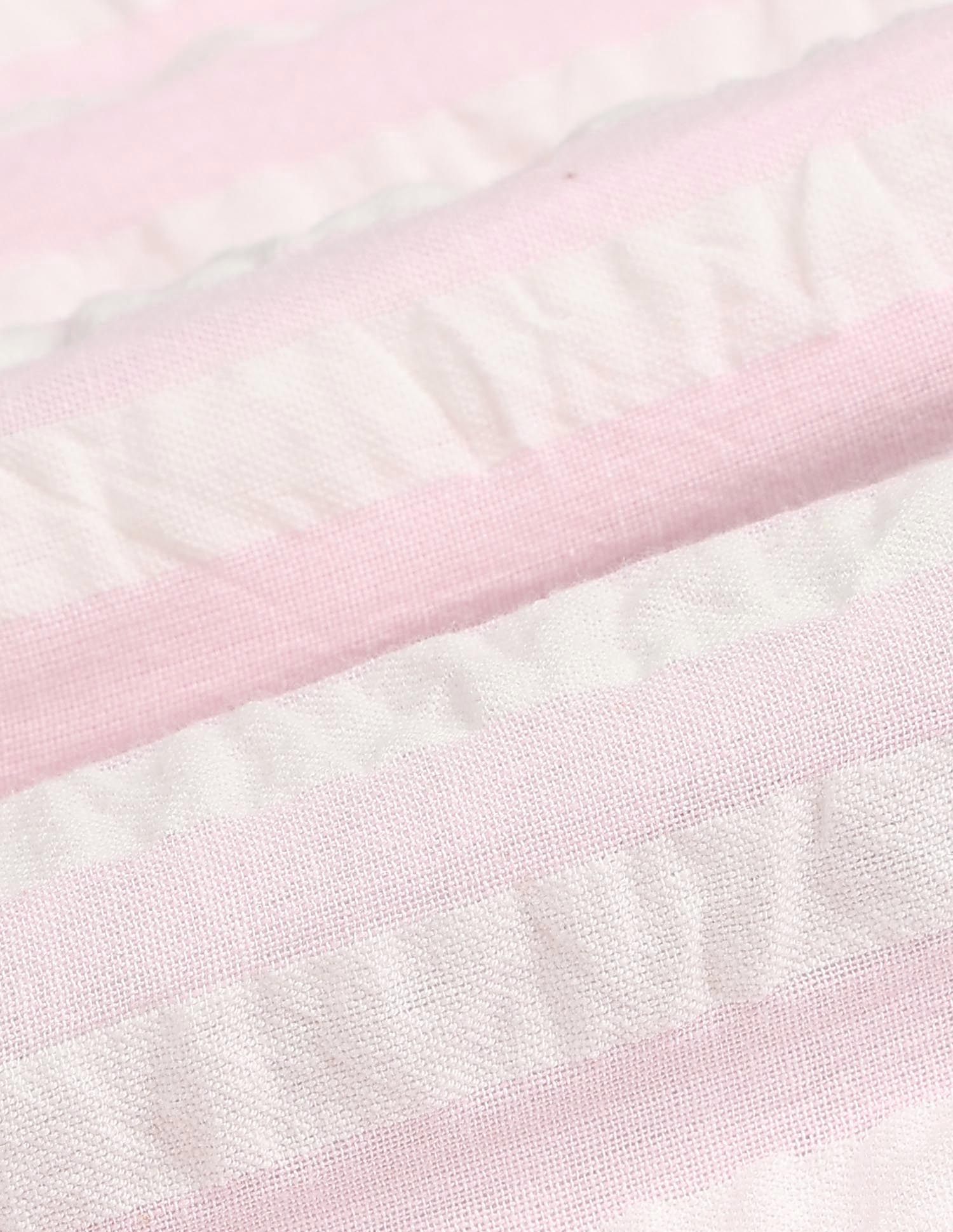 Vertical Striped Regular Fit Top Pink - U.S. Polo Assn. India | Large