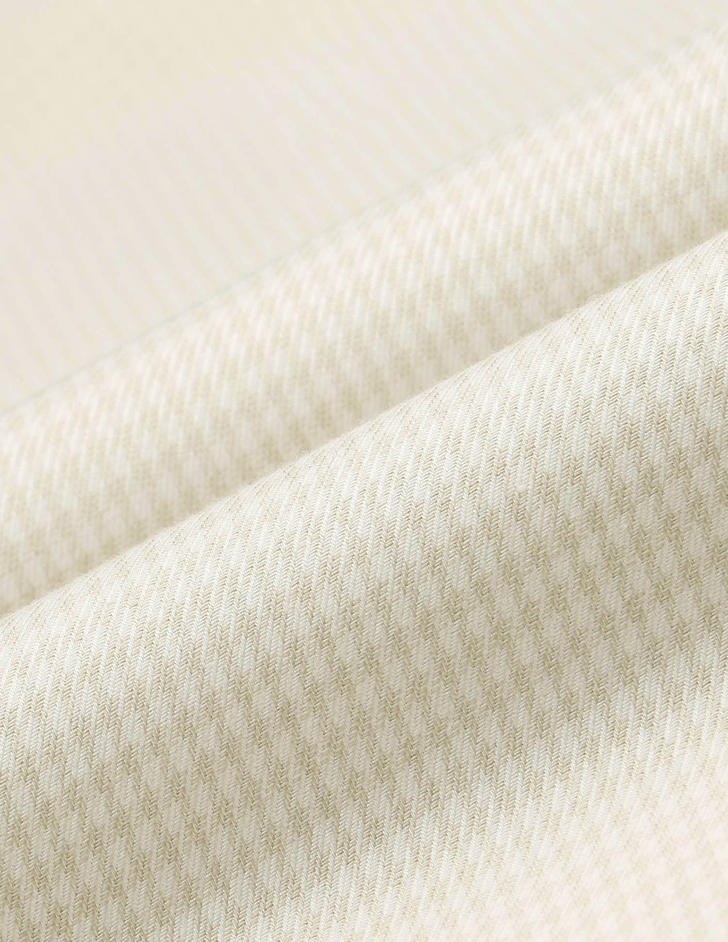 Micro Checked Tailored Fit Shirt Beige - U.S. POLO ASSN. | Large