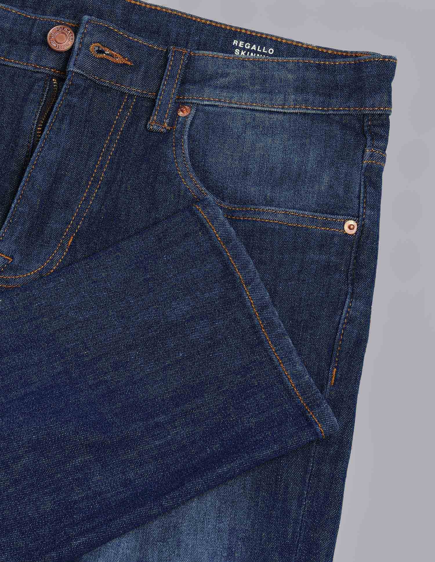 Regallo Skinny Fit Blue Jeans Blue - U.S. Polo Assn. India | Large