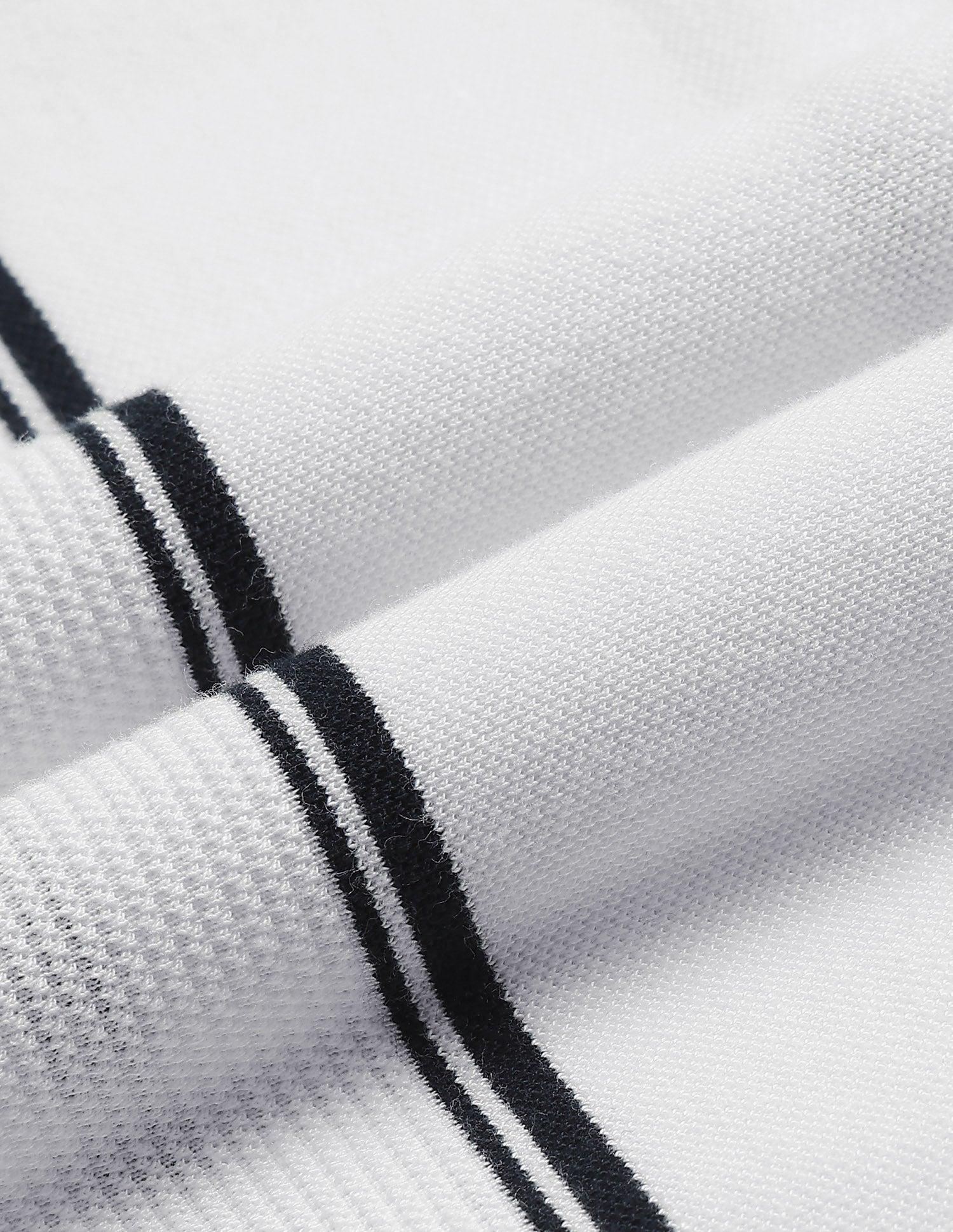 Vertical Striped Motel On The Coast Polo Shirt Ivory - U.S. Polo Assn. India | Large