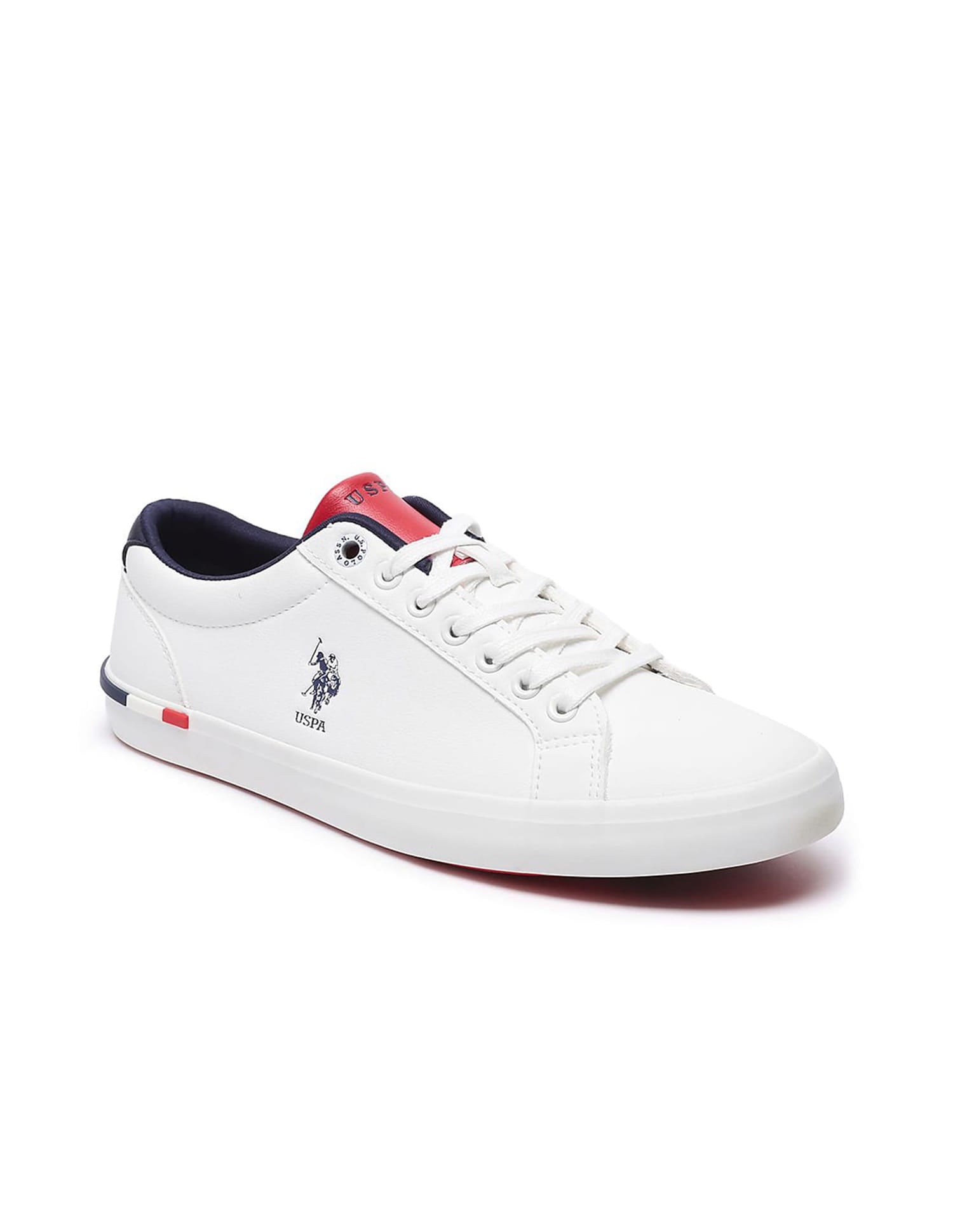 Men Round Toe Anton 5.0 Sneakers Off White - U.S. Polo Assn. India | Large