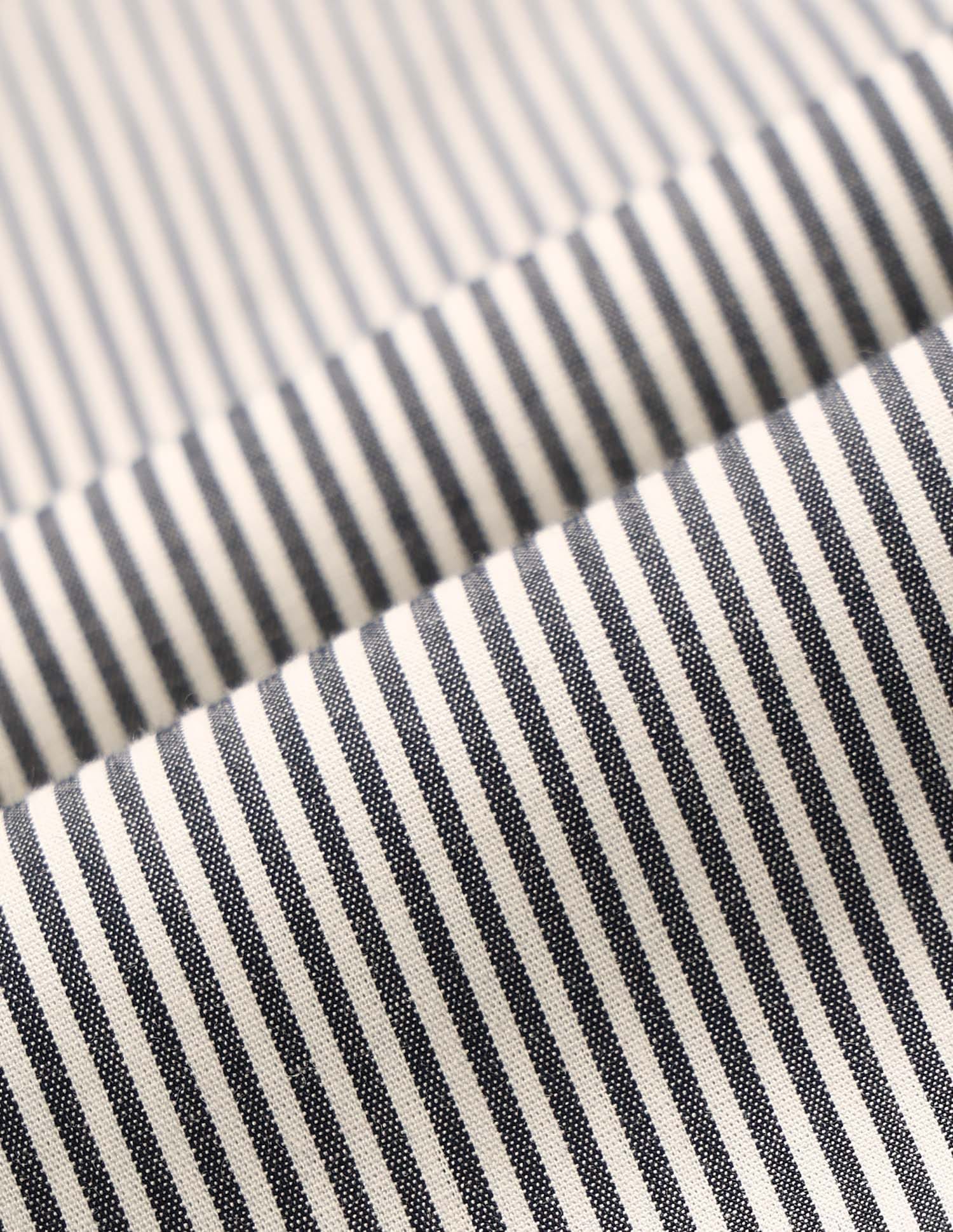 Pure Cotton Striped LP004 Lounge Pants - Pack Of 1 White and Navy Stripe - U.S. Polo Assn. India | Large