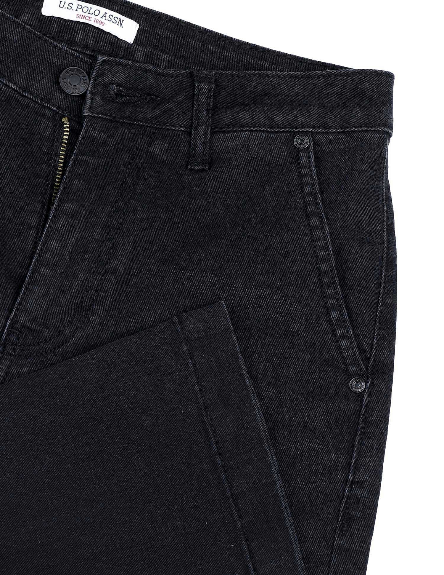 High Rise Super Skinny Fit Jeans Jet Black - U.S. Polo Assn. India | Large