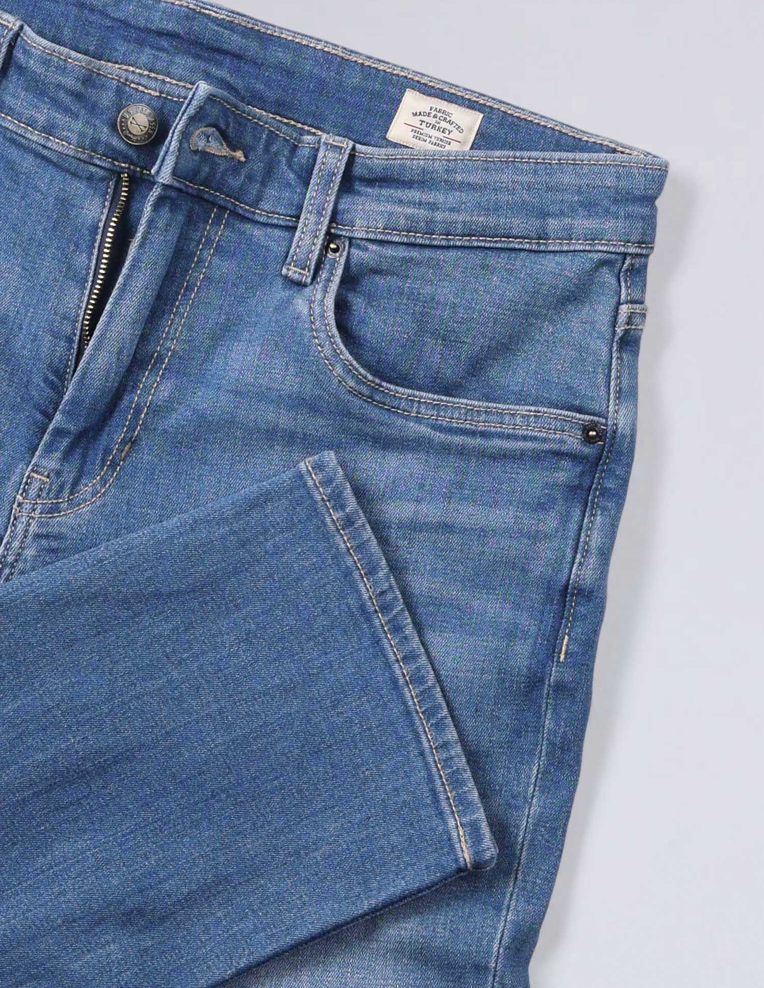 Mid Rise Harold Slim Straight Fit Jeans Blue - U.S. Polo Assn. India | Large
