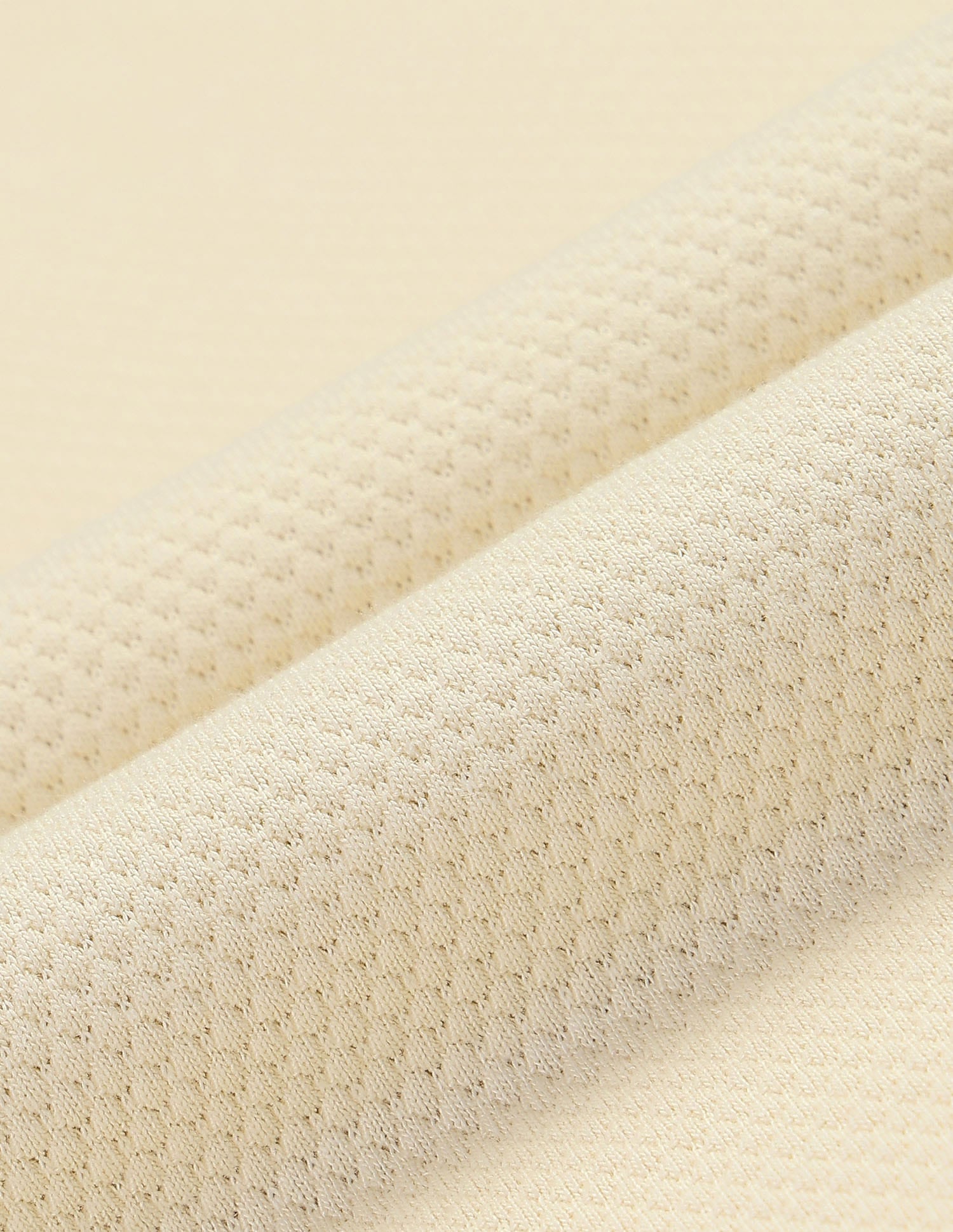 Regular Fit Solid Polo Shirt Ecru - U.S. Polo Assn. India | Large