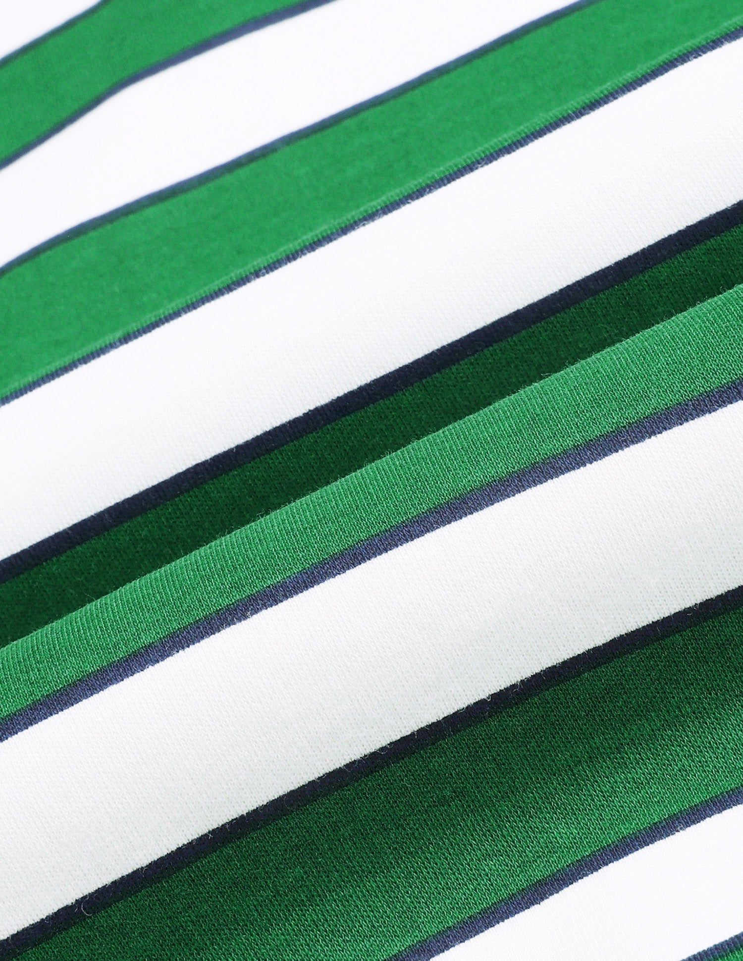Horizontal Striped Regular Fit Polo Shirt Green - U.S. Polo Assn. India | Large