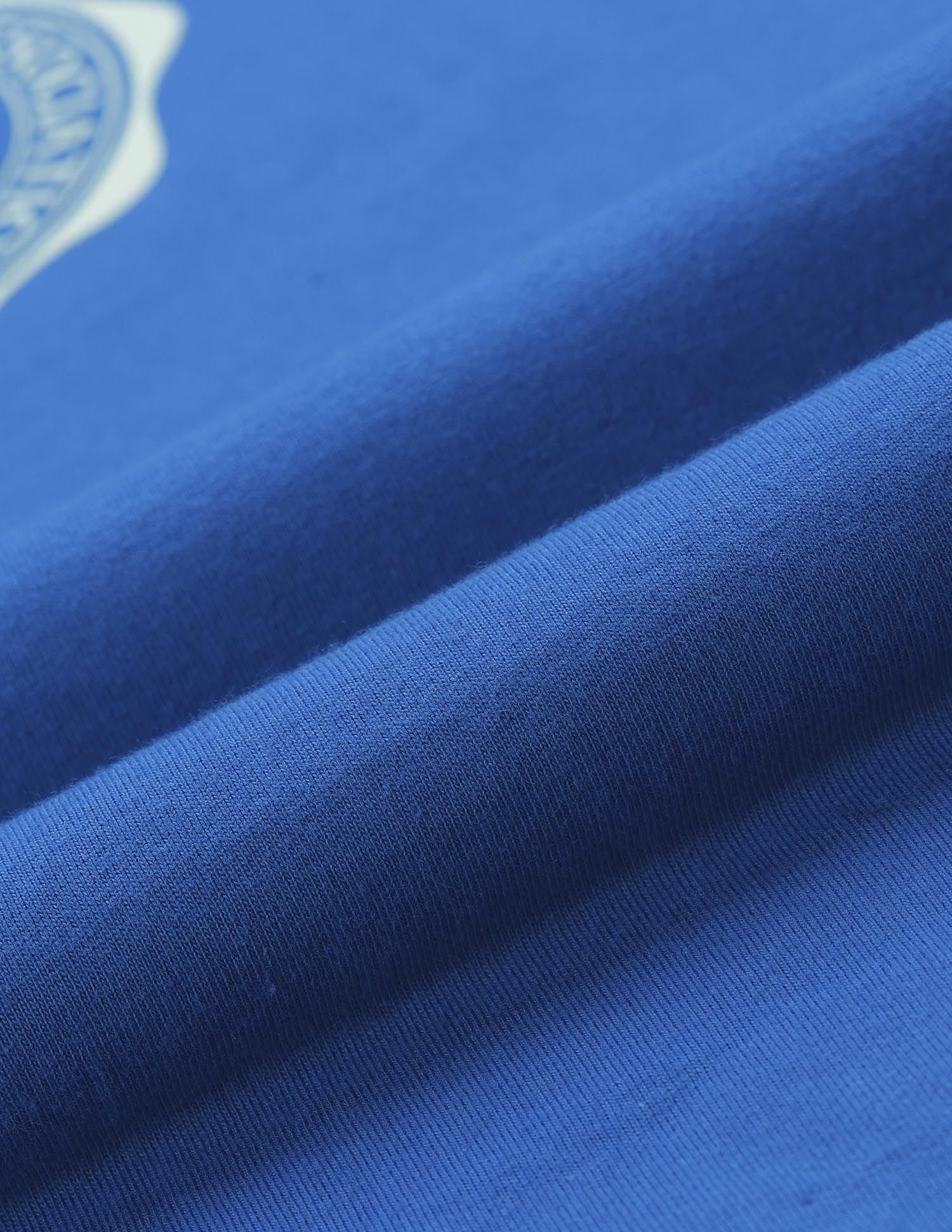 Brand Printed Boxy T-Shirt Blue - U.S. POLO ASSN. | Large