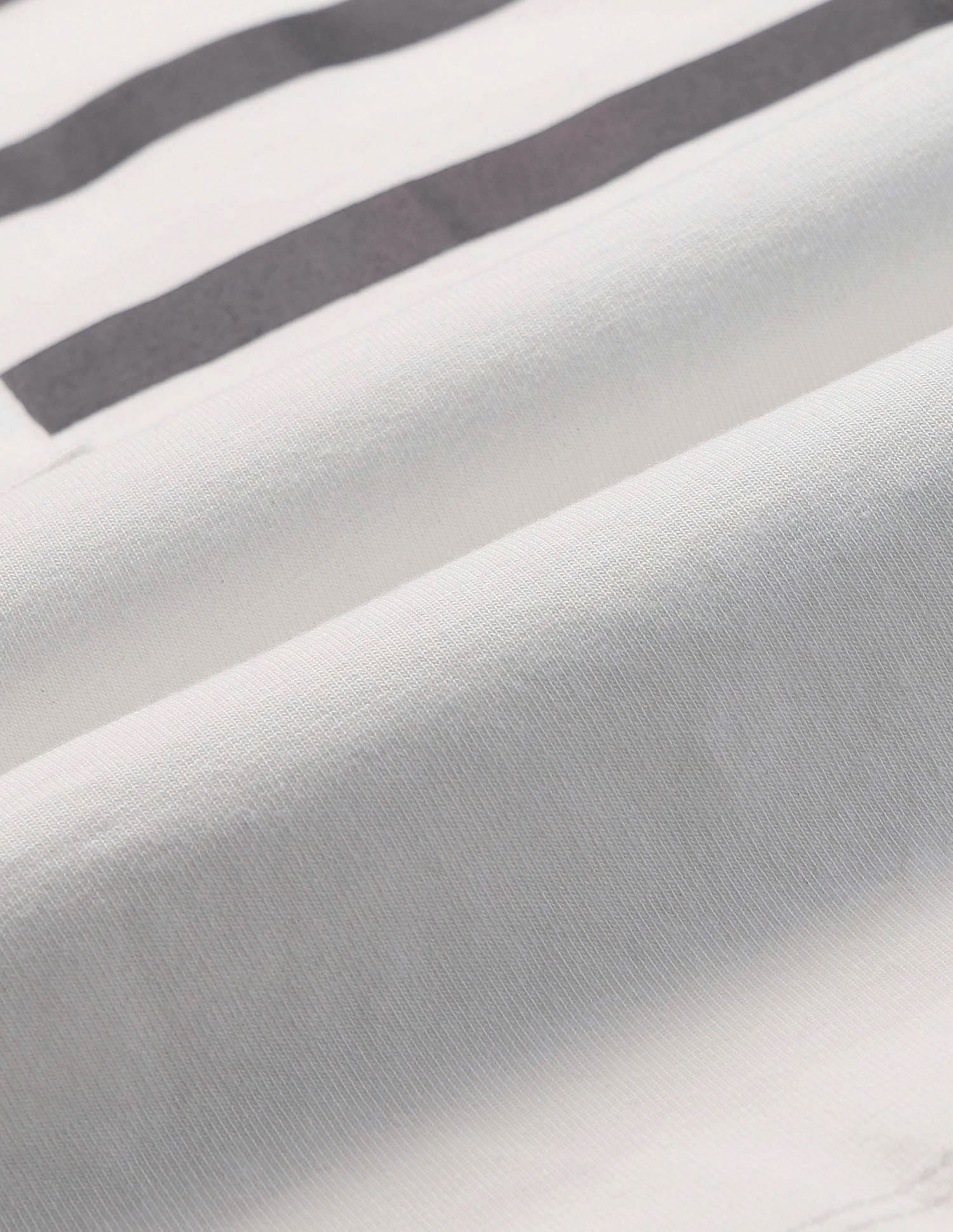 Girls Horizontal Striped Skater Dress White - U.S. POLO ASSN. | Large