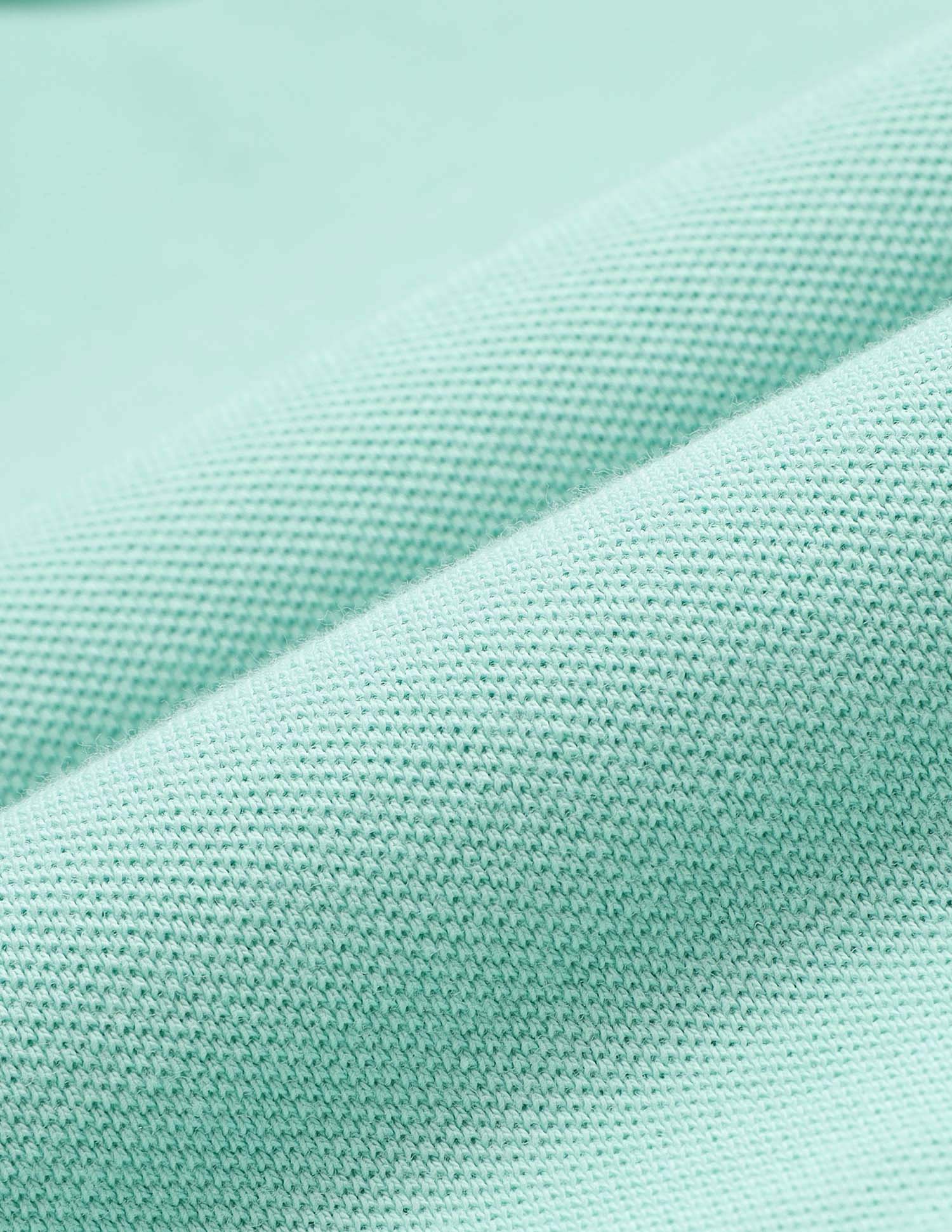 Solid Slim Fit Polo Shirt Mint Green - U.S. Polo Assn. India | Large