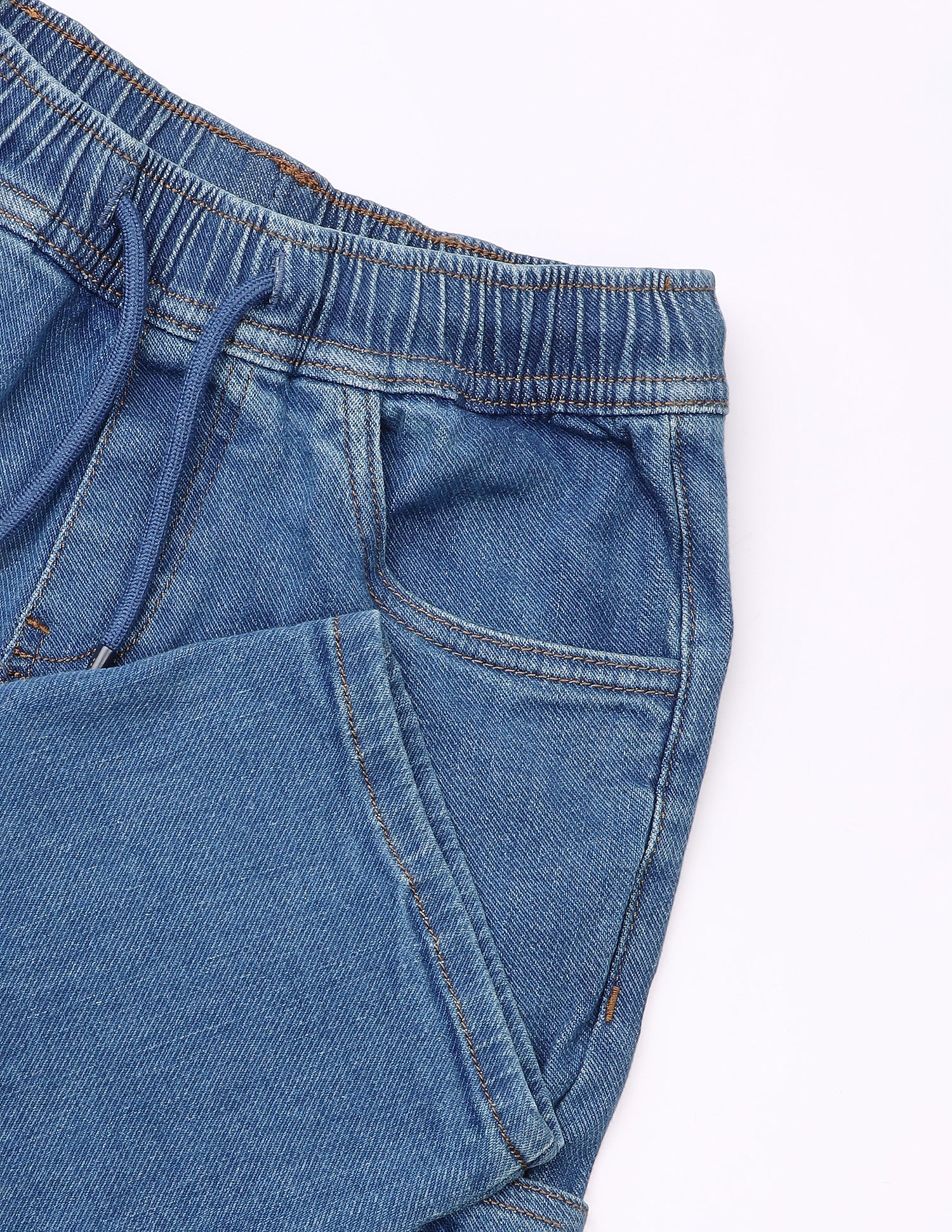 Shawn Baggy Fit Blue Cargo Jeans Blue - U.S. Polo Assn. India | Large