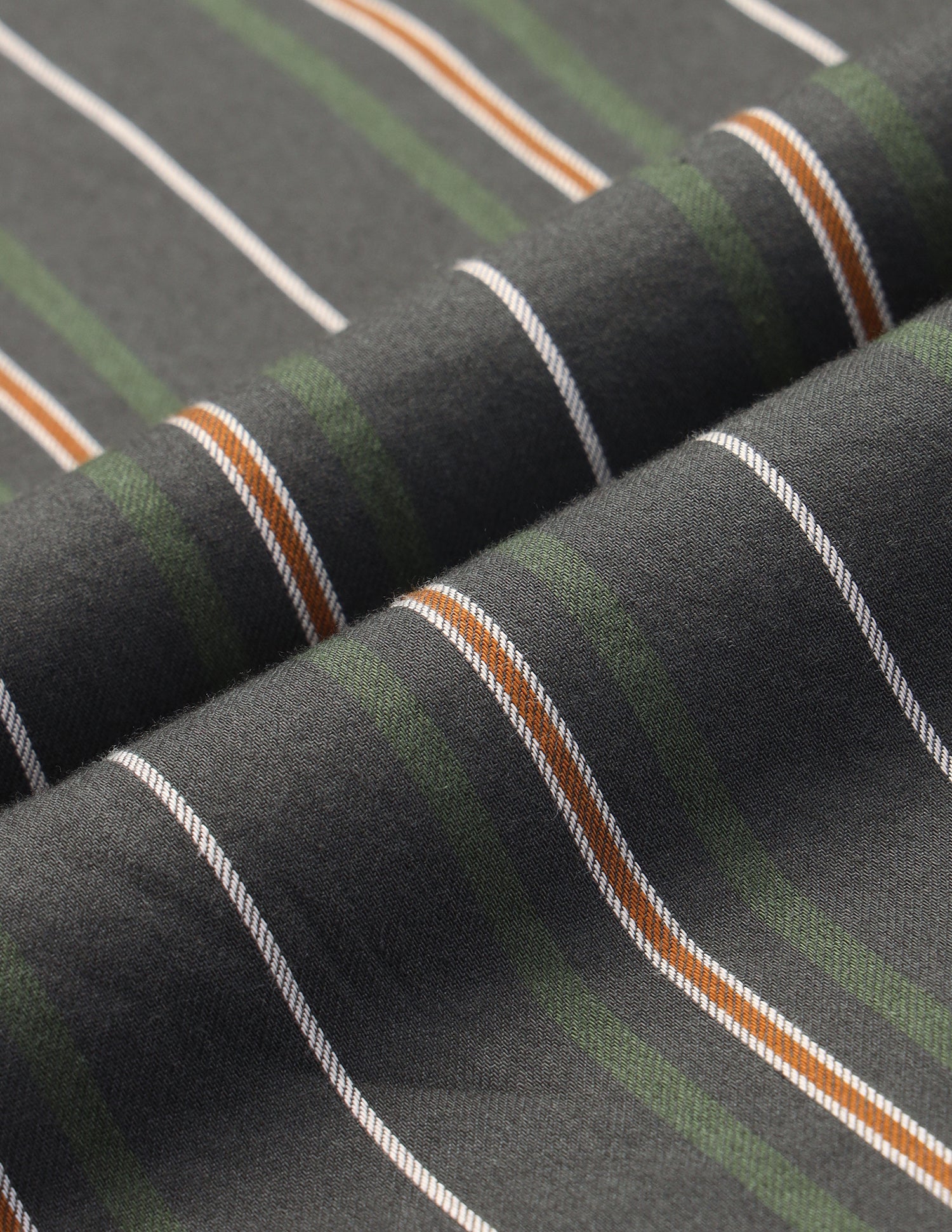 Vertical Striped Slim Fit Shirt Dark olive - U.S. POLO ASSN. | Large