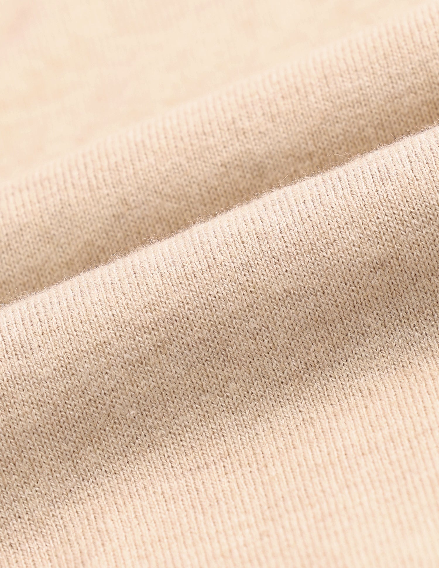 Textured Regular Fit Sweater Beige - U.S. Polo Assn. India | Large