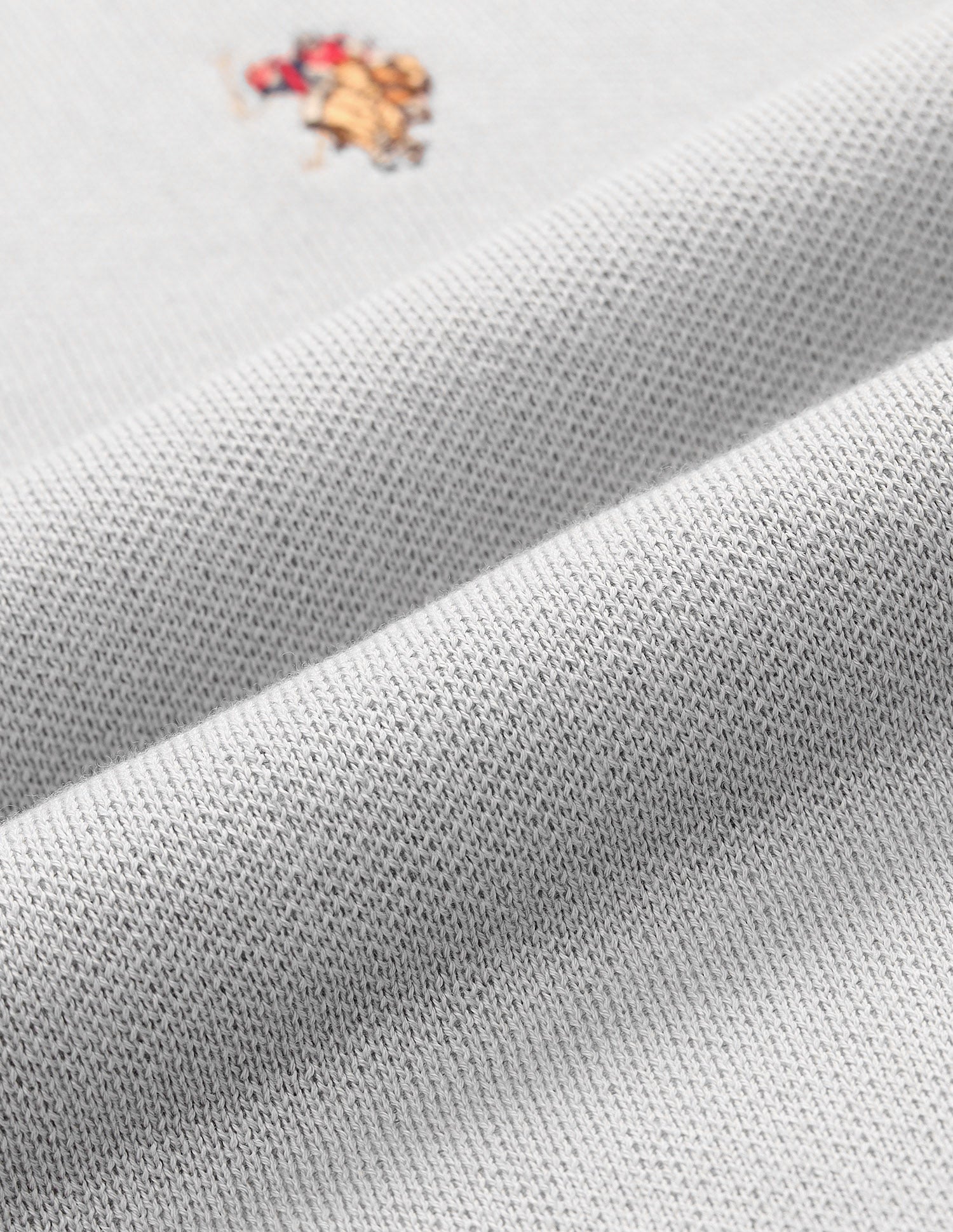 Solid Regular Fit Sweater Grey - U.S. POLO ASSN. | Large